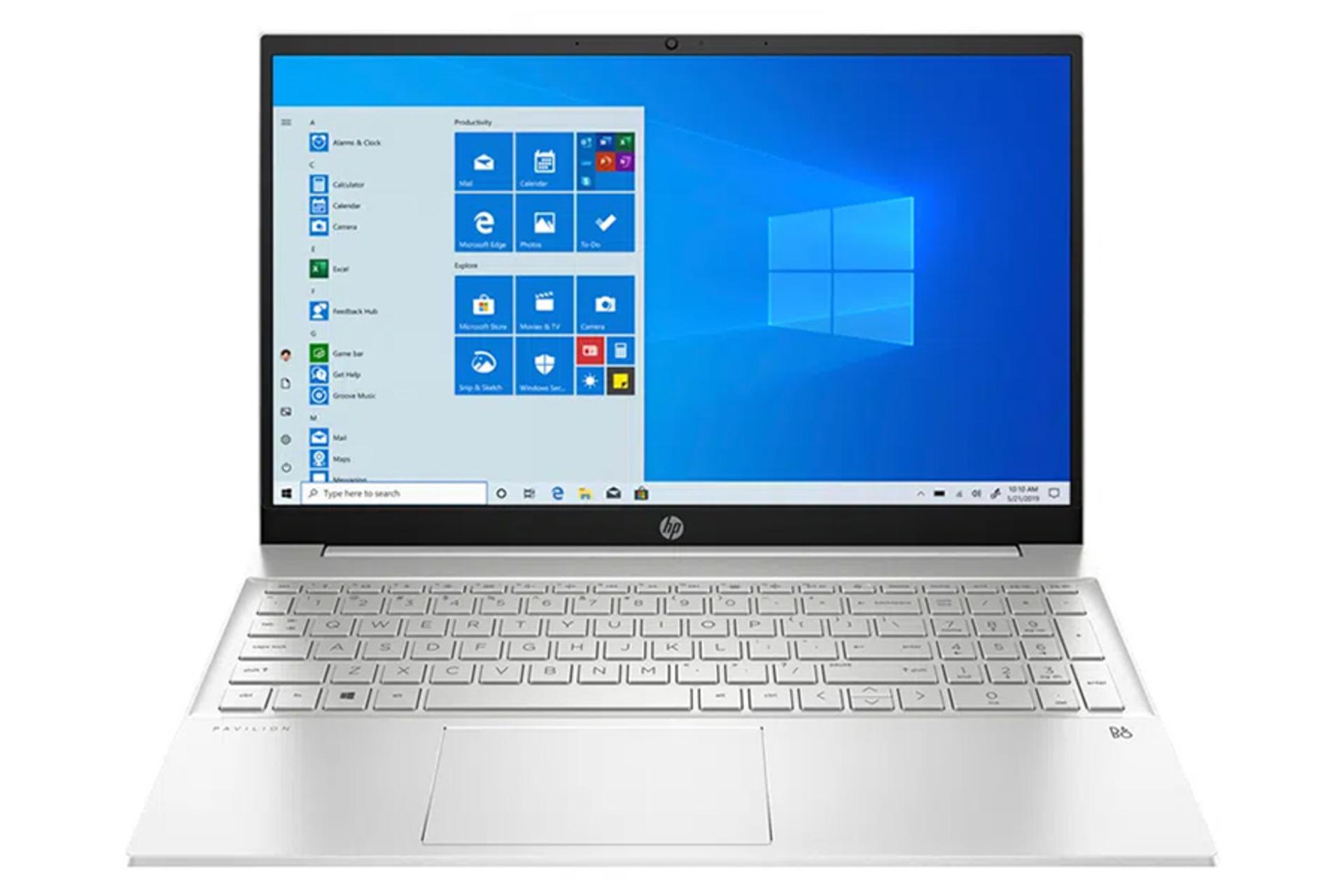 نمای جلو لپ تاپ اچ پی پاویلیون 15-EG1025CL