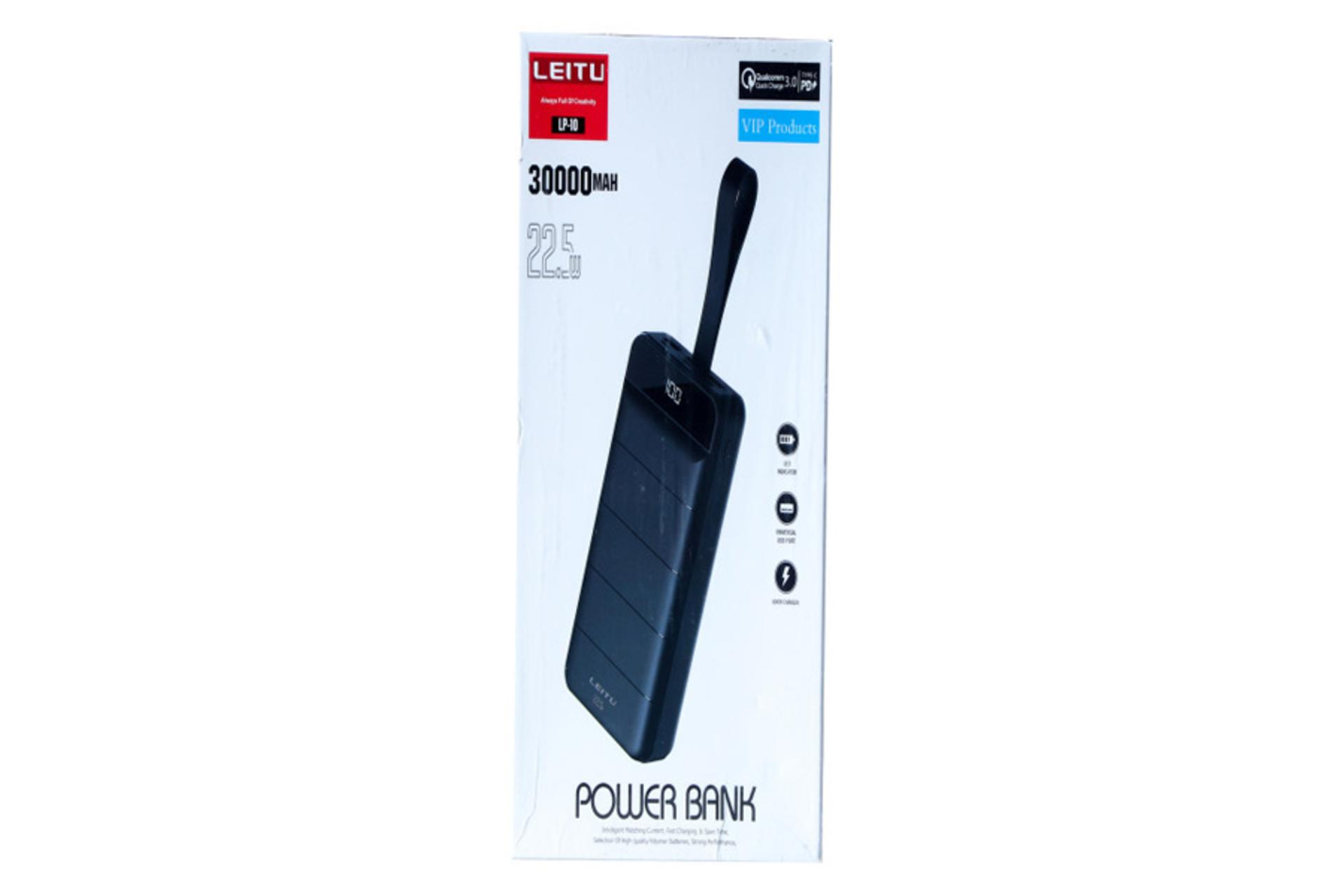 نمای جعبه پاور بانک لیتو LP-10