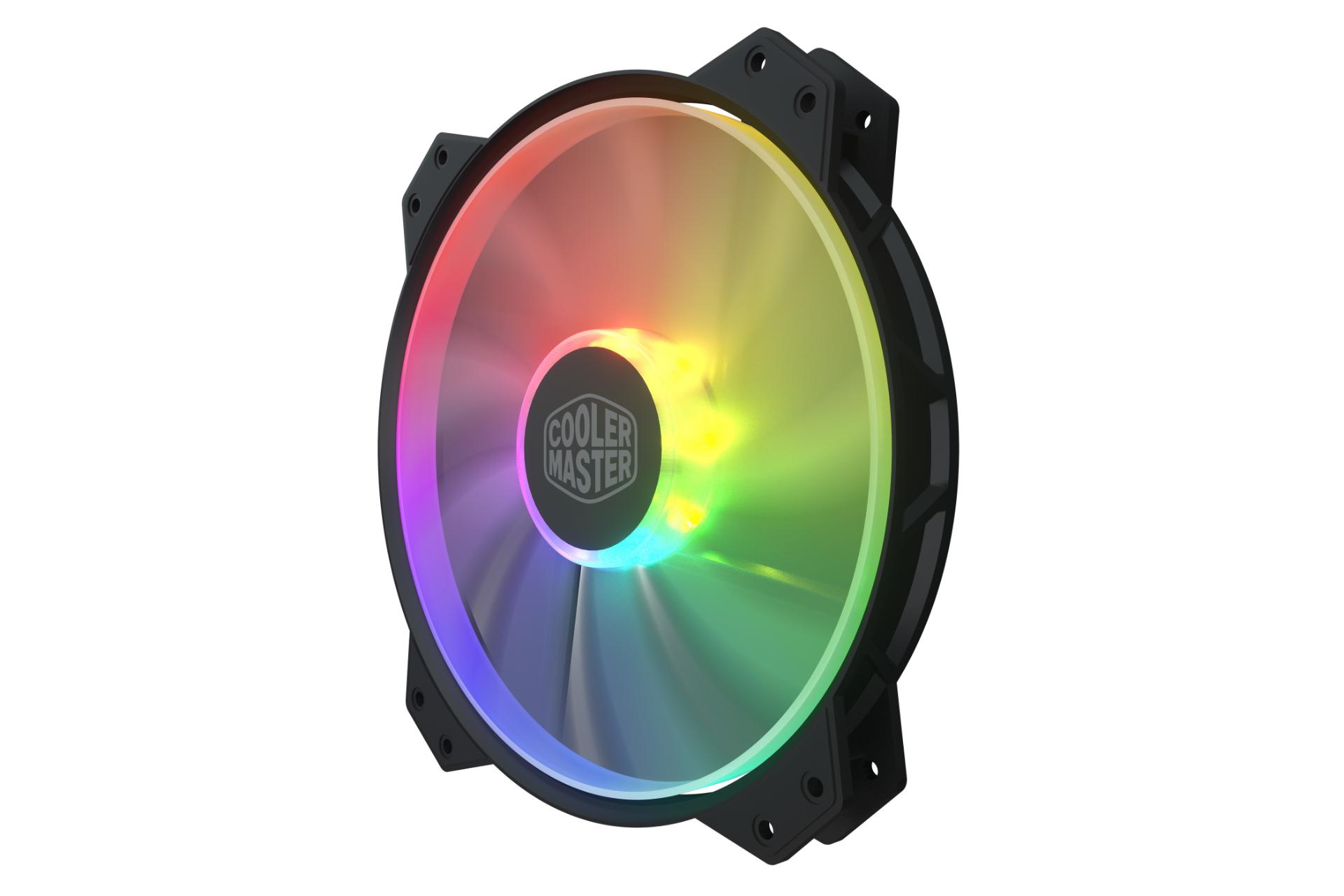 نمای راست فن کیس کولر مستر MASTERFAN MF200R ARGB