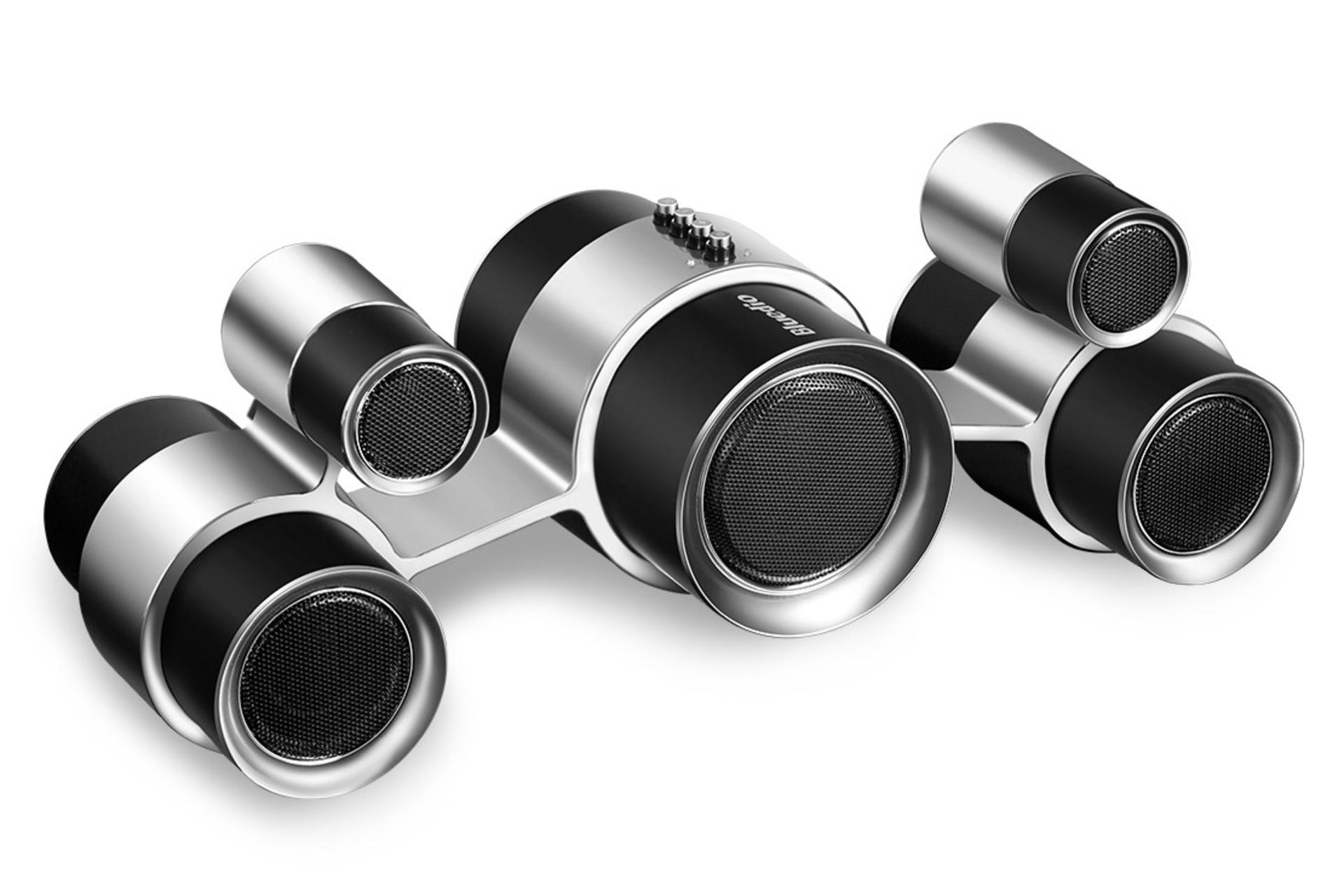 نمای چپ اسپیکر بلاژیو Bluedio V Barrel