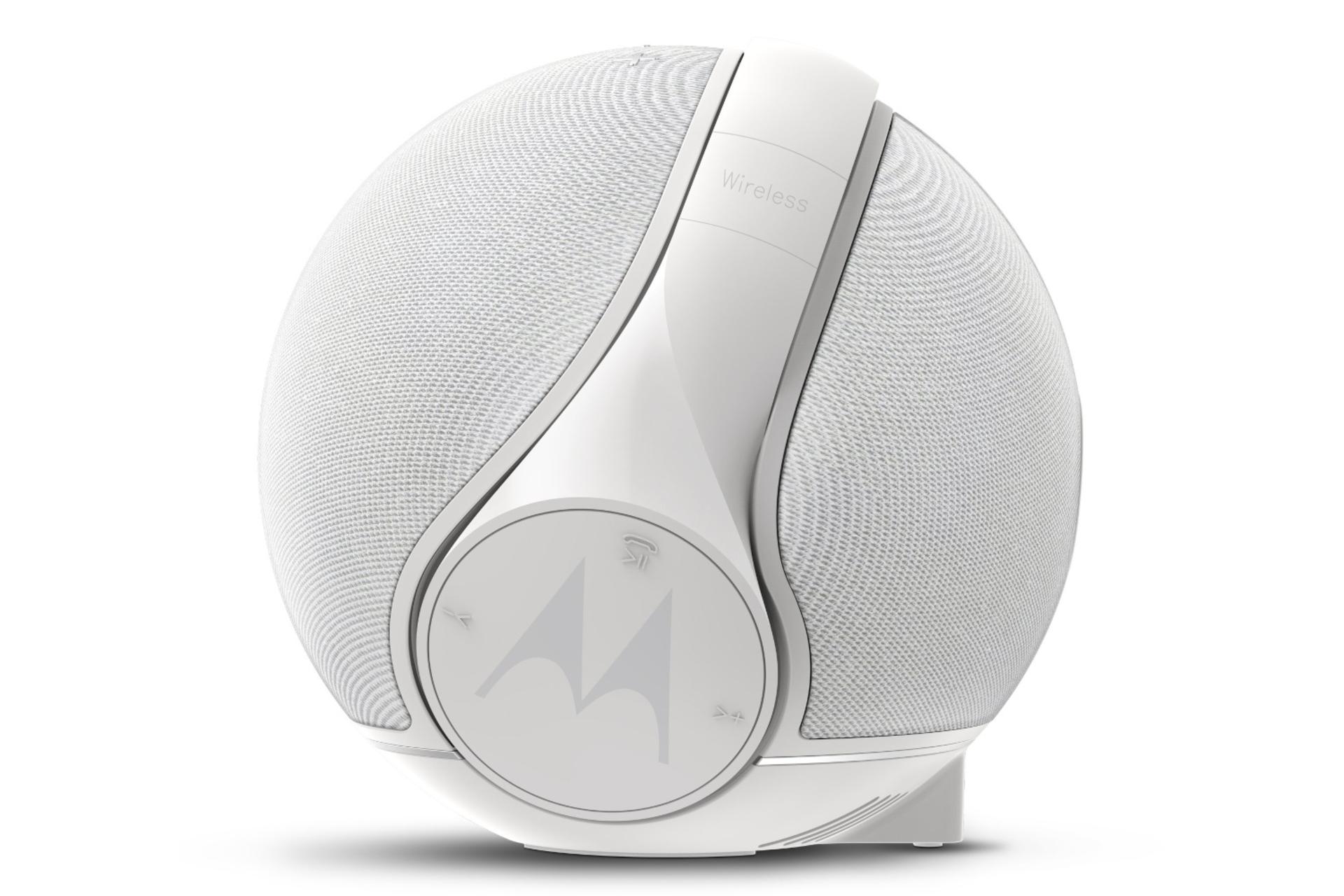 نمای جانبی اسپیکر موتورولا Motorola Sphere Plus سفید