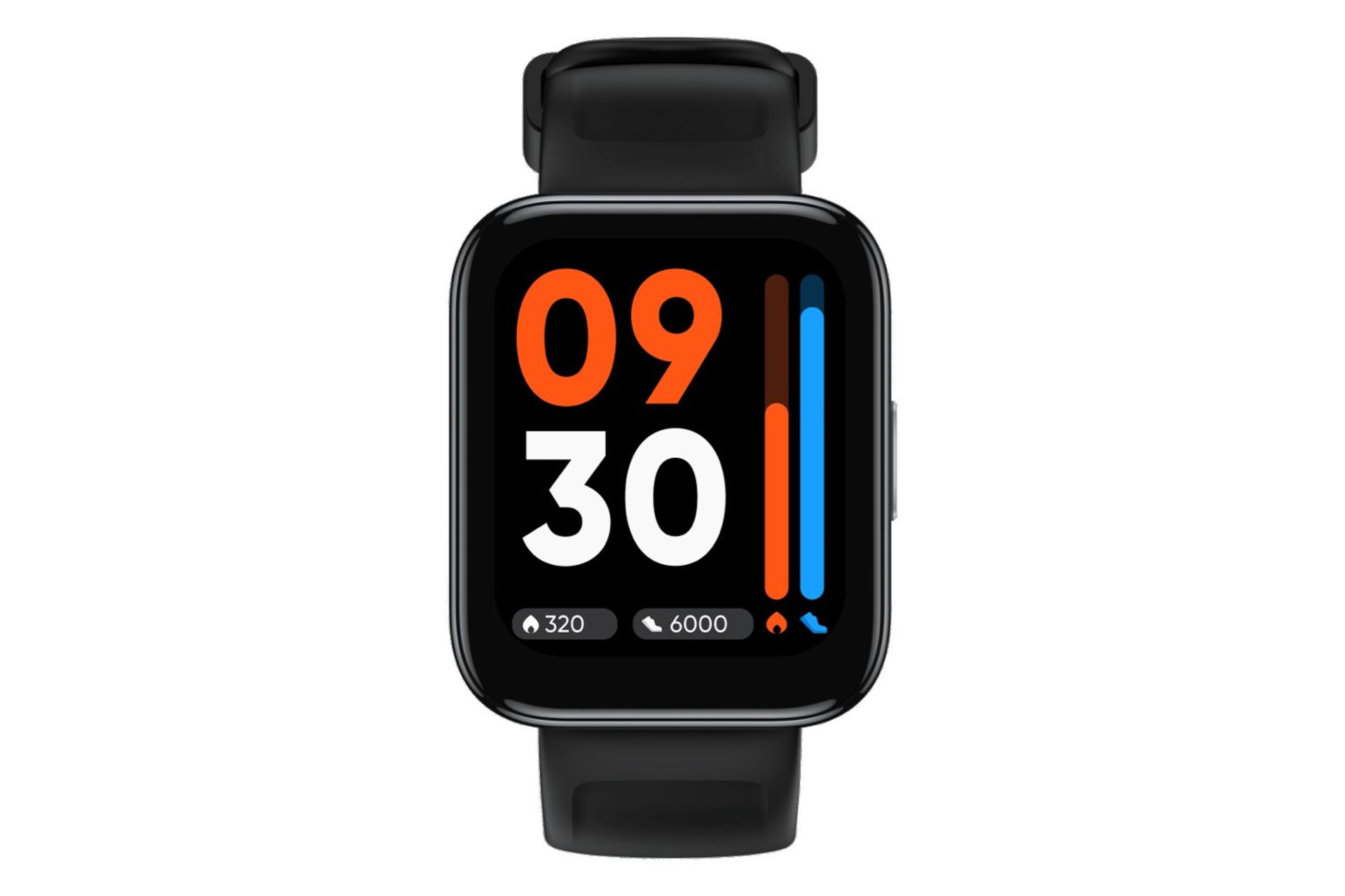 نمای روبرو Realme Watch 3 / پوشیدنی ریلمی واچ 3 مشکی