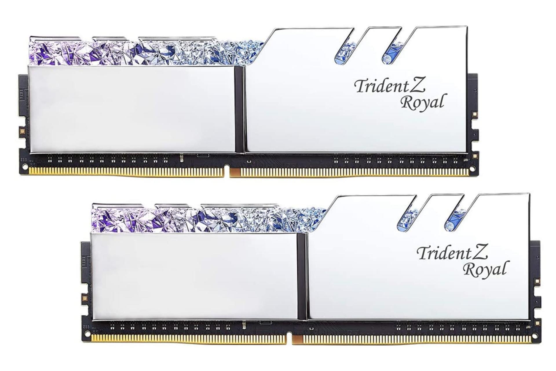 رم جی اسکیل Trident Z Royal ظرفیت 32 گیگابایت (2x16) از نوع DDR4-4266 نقره ای