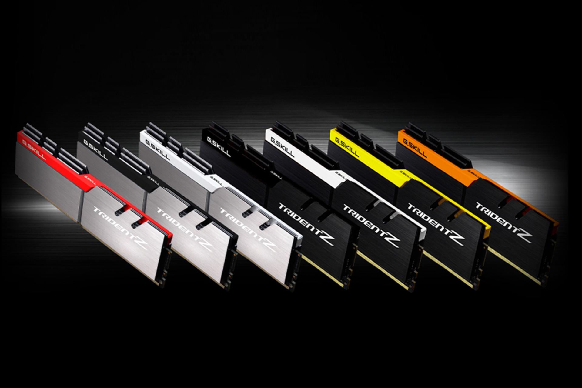 نمای جلو رم جی اسکیل Trident Z ظرفیت 16 گیگابایت (2x8) از نوع DDR4-3400