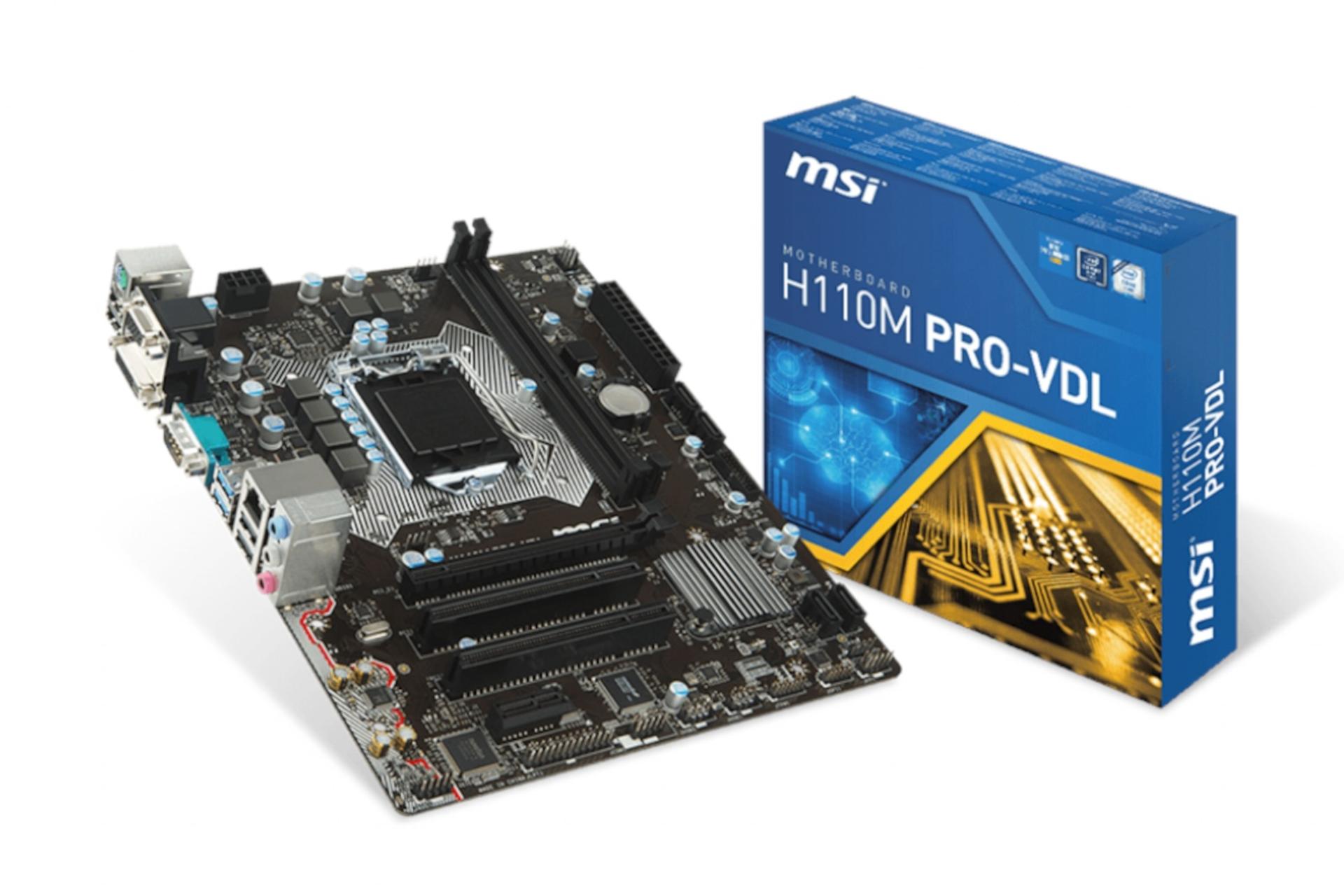 جعبه مادربرد ام اس آی MSI H110M PRO-VDL