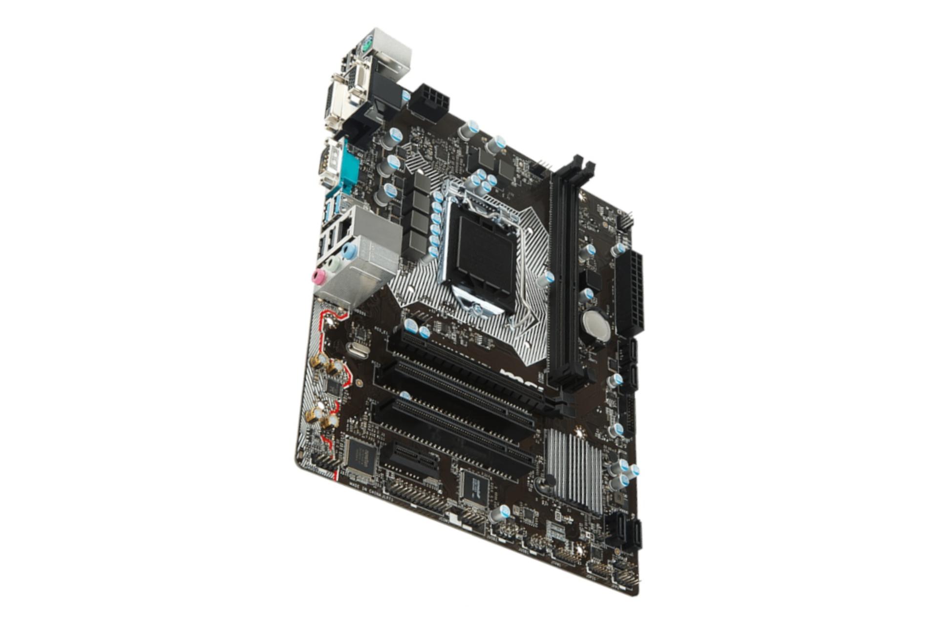 نمای چپ مادربرد ام اس آی MSI H110M PRO-VDL