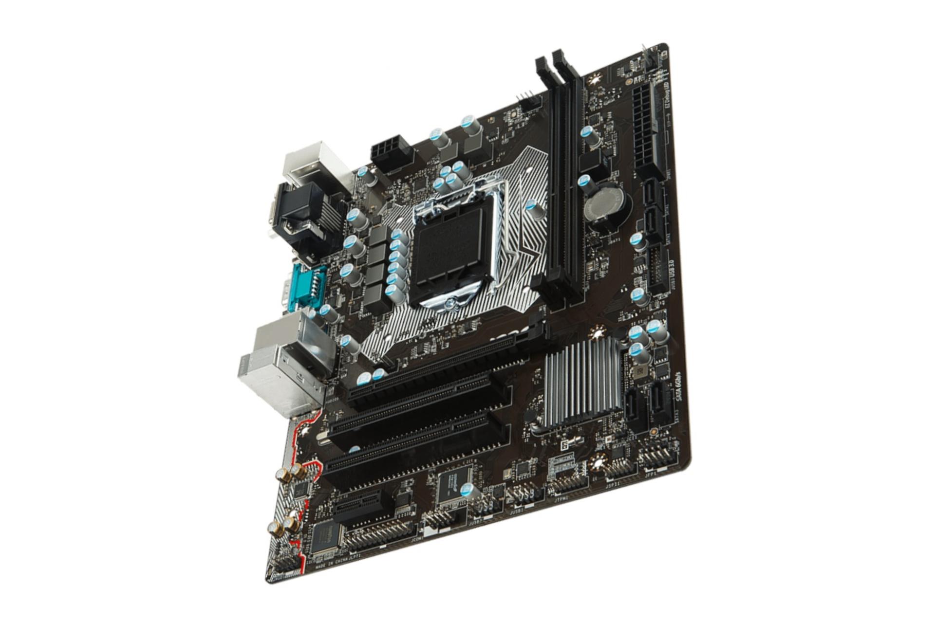 نمای راست مادربرد ام اس آی MSI H110M PRO-VDL