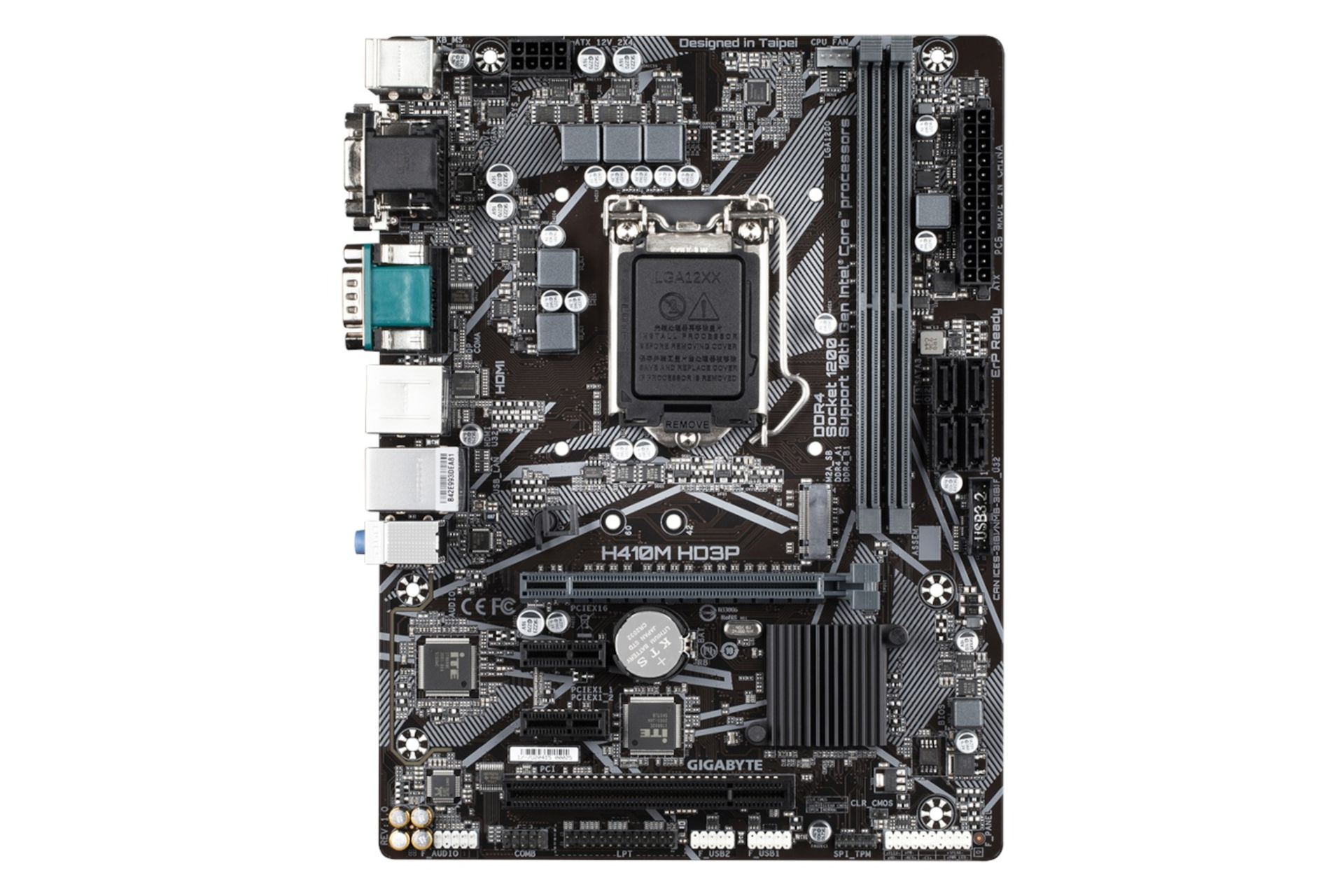 مادربرد گیگابایت GIGABYTE H410M HD3P (rev. 1.x)