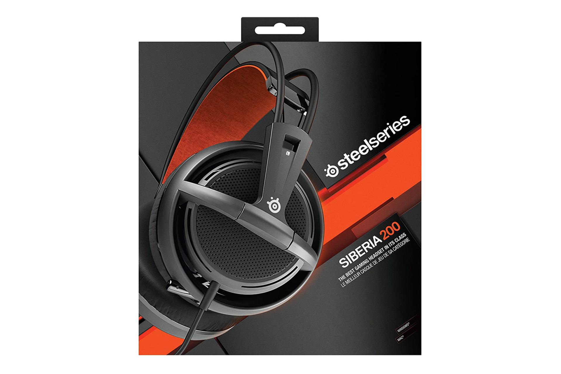 جعبه هدست گیمینگ استیل سریز SteelSeries Siberia 200