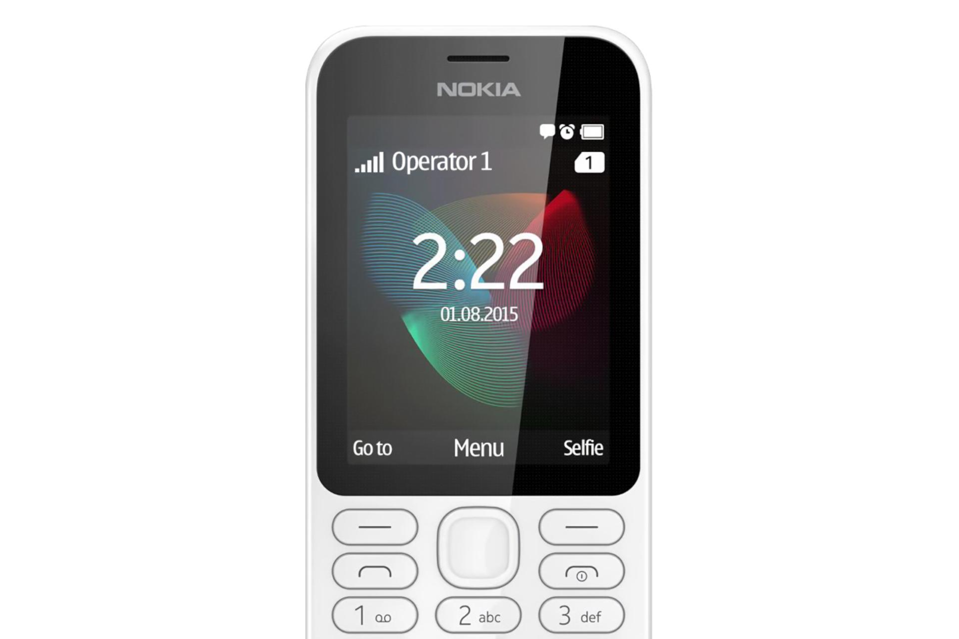 پنل جلو Nokia 222 / گوشی موبایل نوکیا 222 سفید