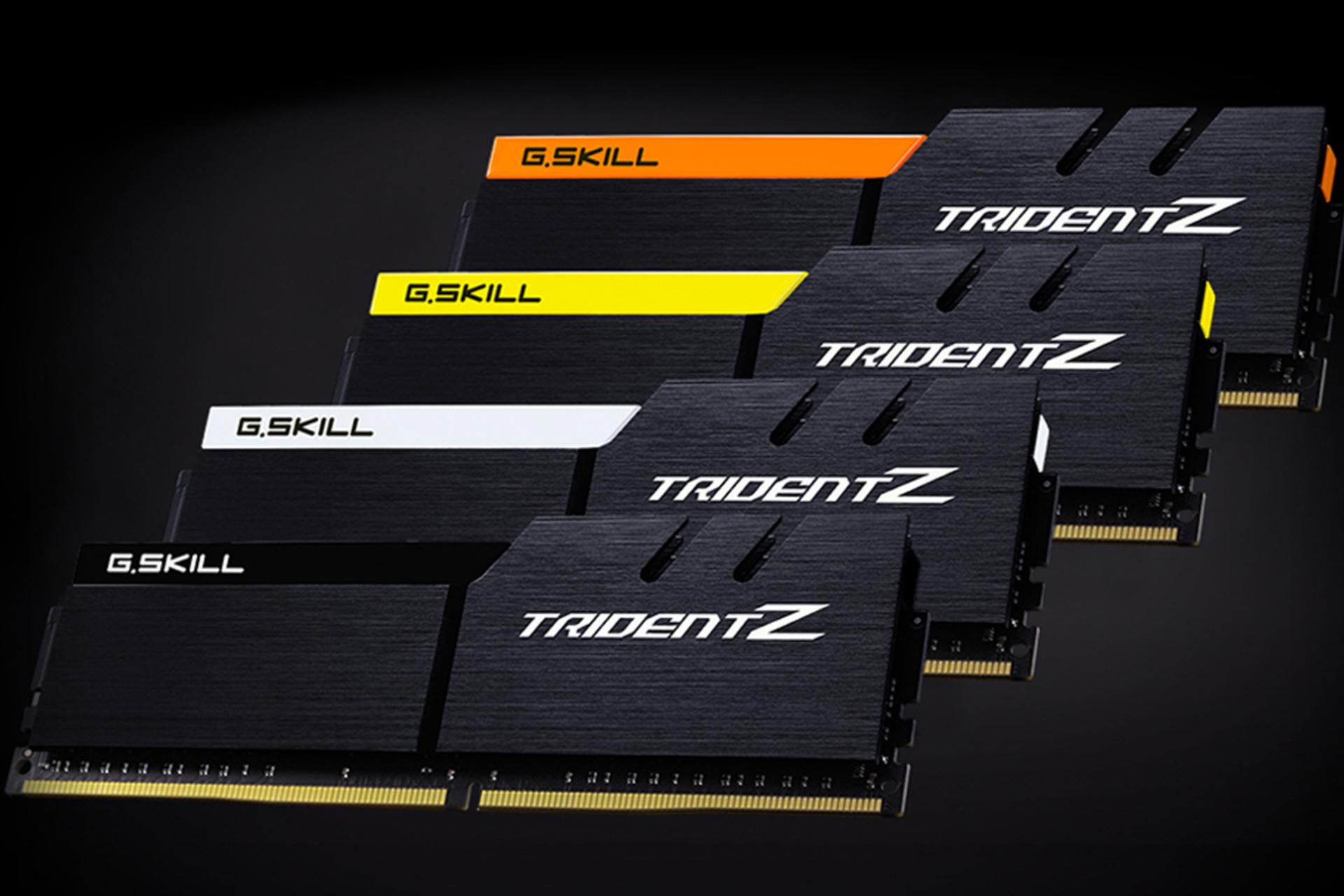 نمای جلو رم جی اسکیل Trident Z ظرفیت 32 گیگابایت (2x16) از نوع DDR4-3200