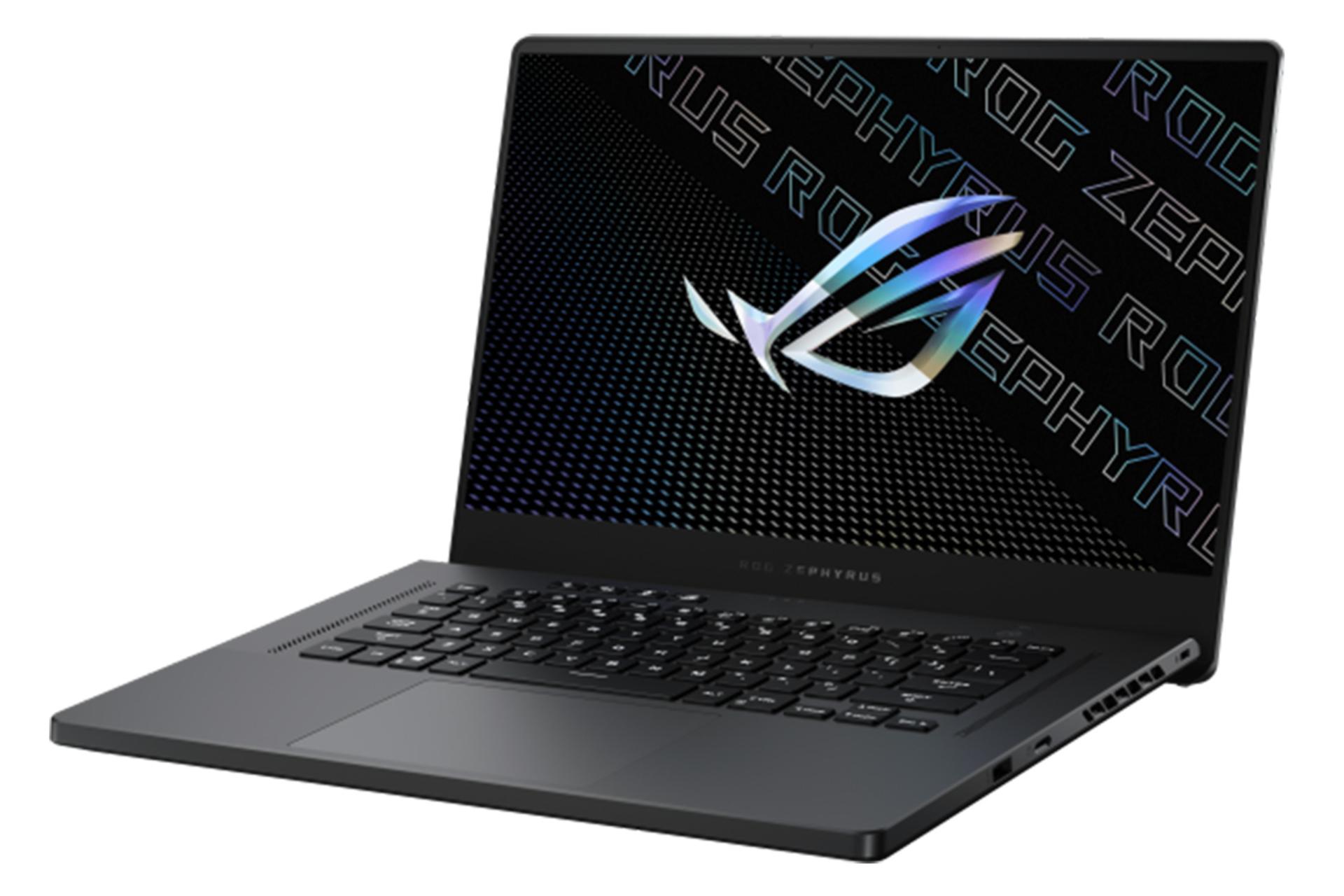 نمای نیمرخ لپ تاپ ایسوس ROG Zephyrus G15-GA503QA رنگ مشکی
