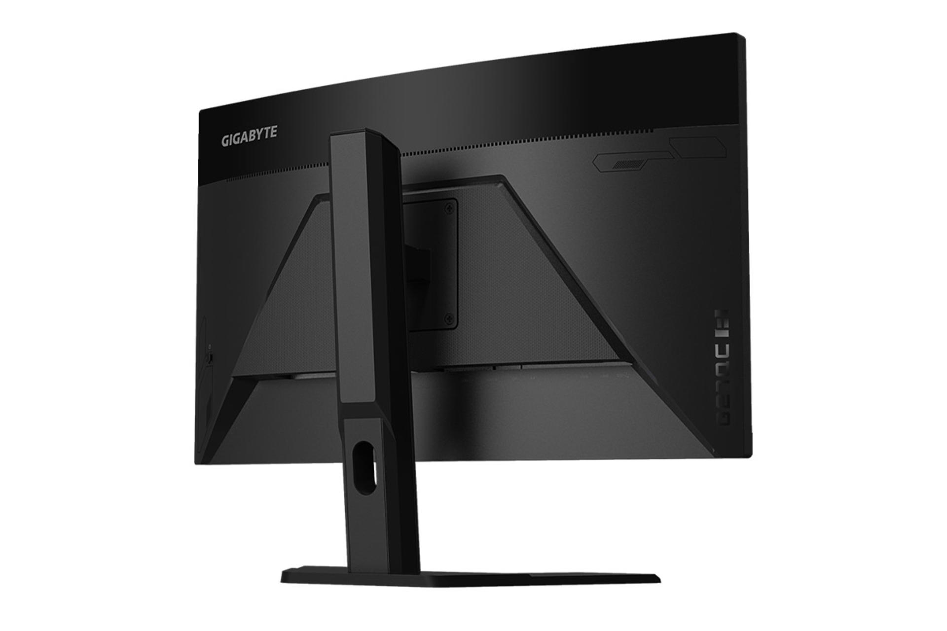 مانیتور گیگابایت 27 اینچ مدل G27QC A نمای جانبی از پشت