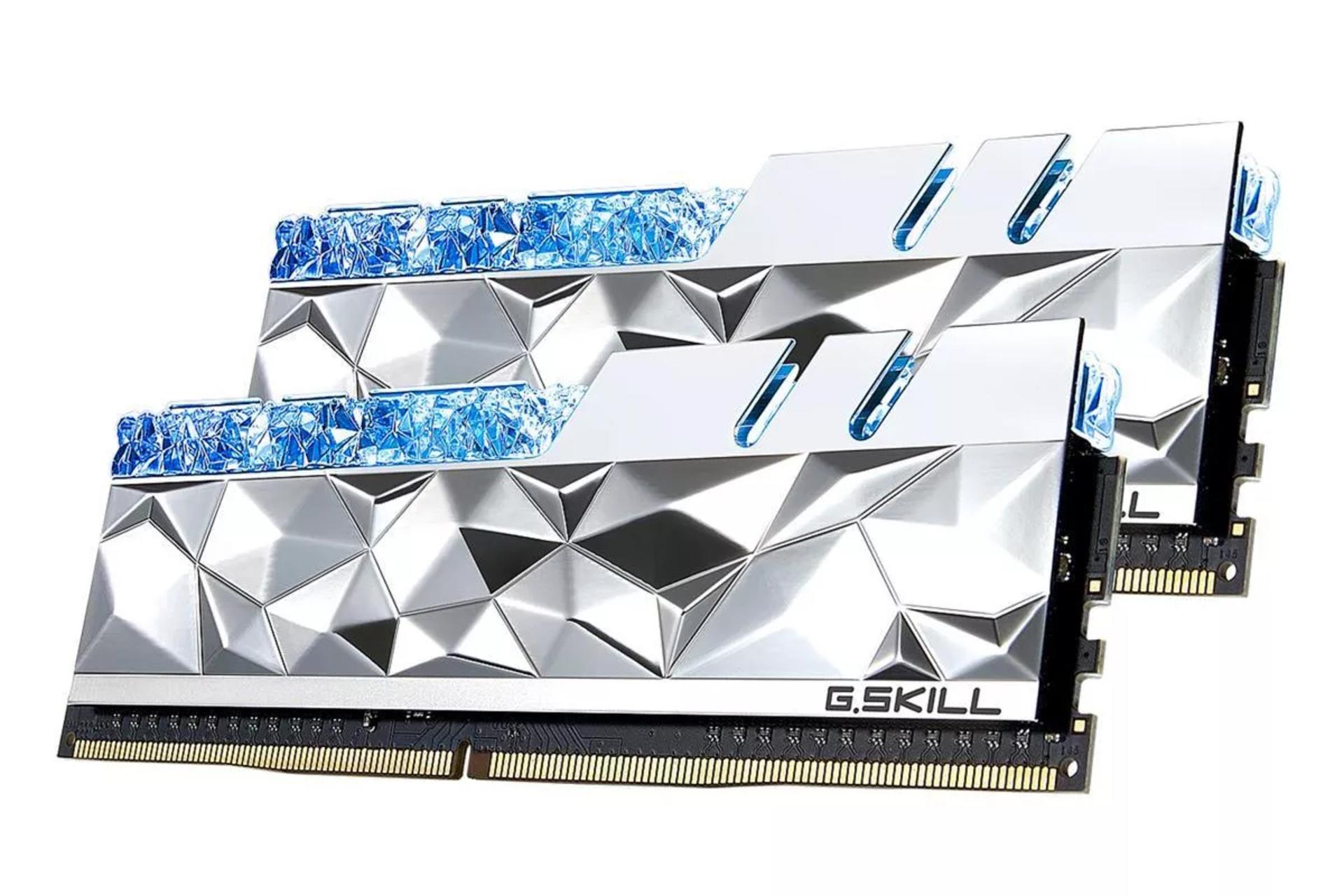 نمای کنار رم جی اسکیل Trident Z Royal Elite ظرفیت 16 گیگابایت (2x8) از نوع DDR4-5333