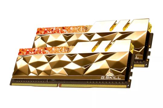 نمای کنار رم جی اسکیل Trident Z Royal Elite ظرفیت 16 گیگابایت (2x8) از نوع DDR4-5333