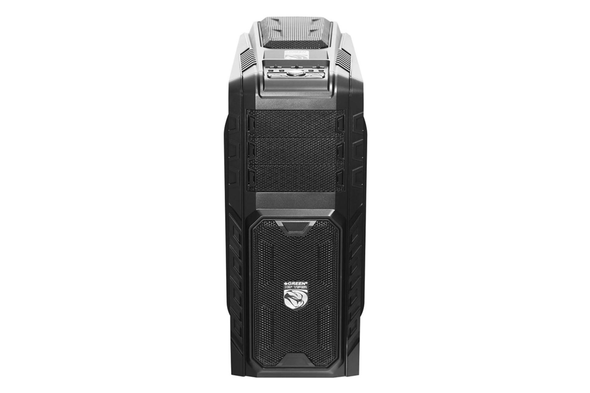 نمای جلوی کیس کامپیوتر گرین X3 Plus Viper