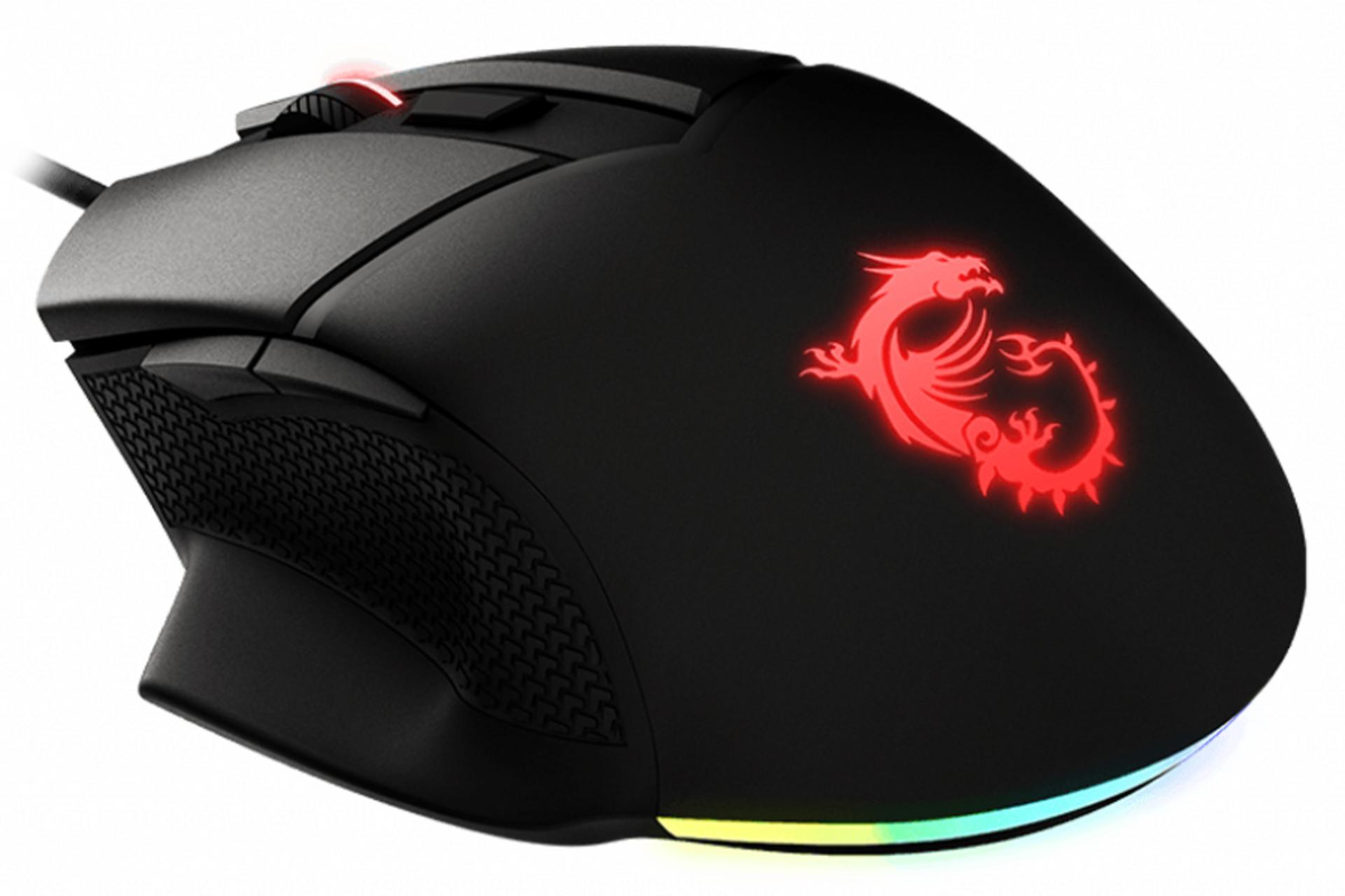 نمای جانبی و نورپردازی ماوس ام اس آی CLUTCH GM20 ELITE