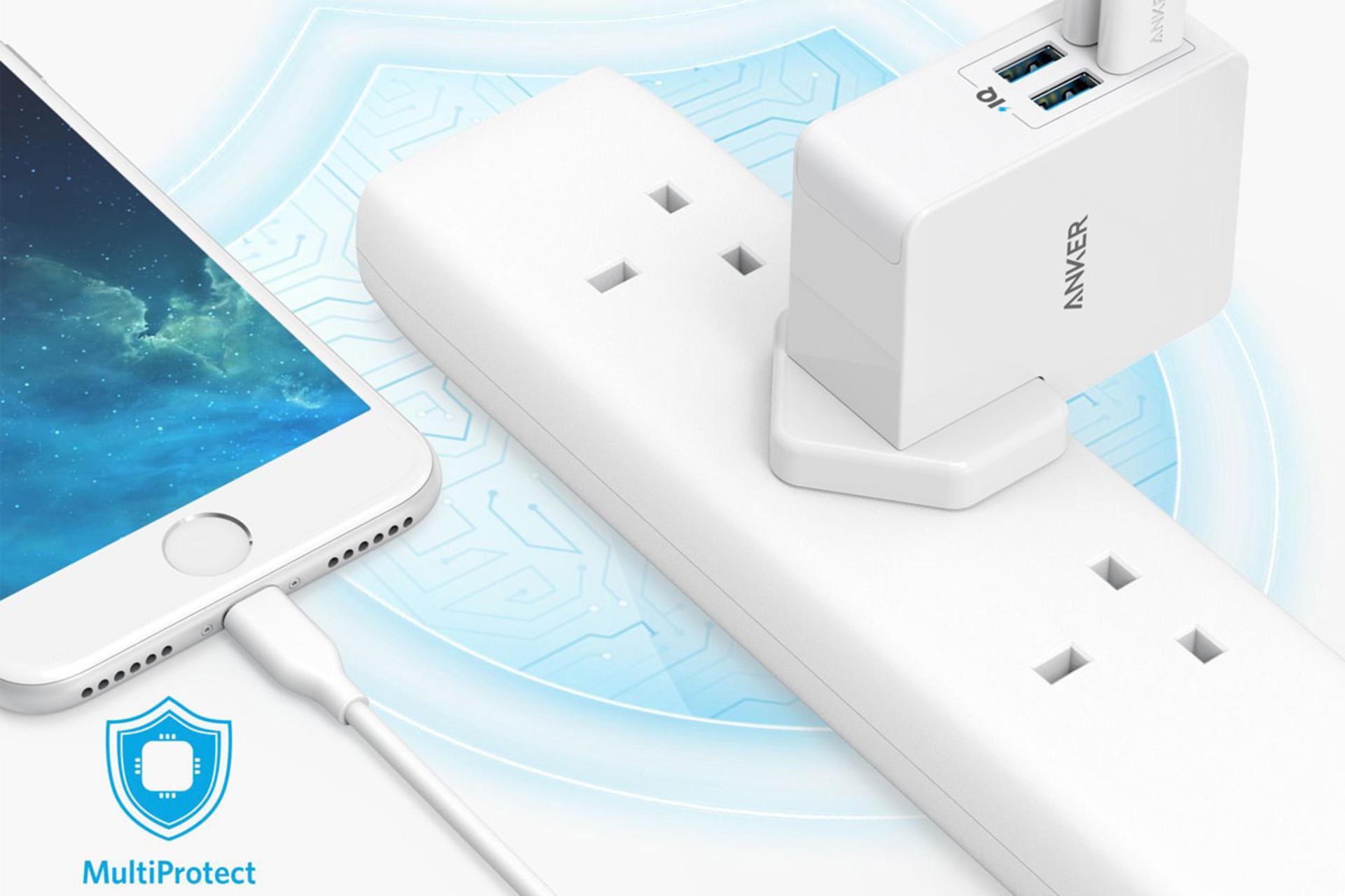 ایمنی شارژر انکر PowerPort 4 Lite