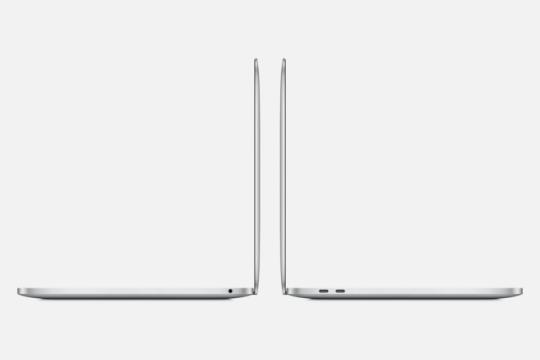 نمای جانبی مک بوک پرو ام 2 اپل / Apple MacBook Pro M2 نقره ای