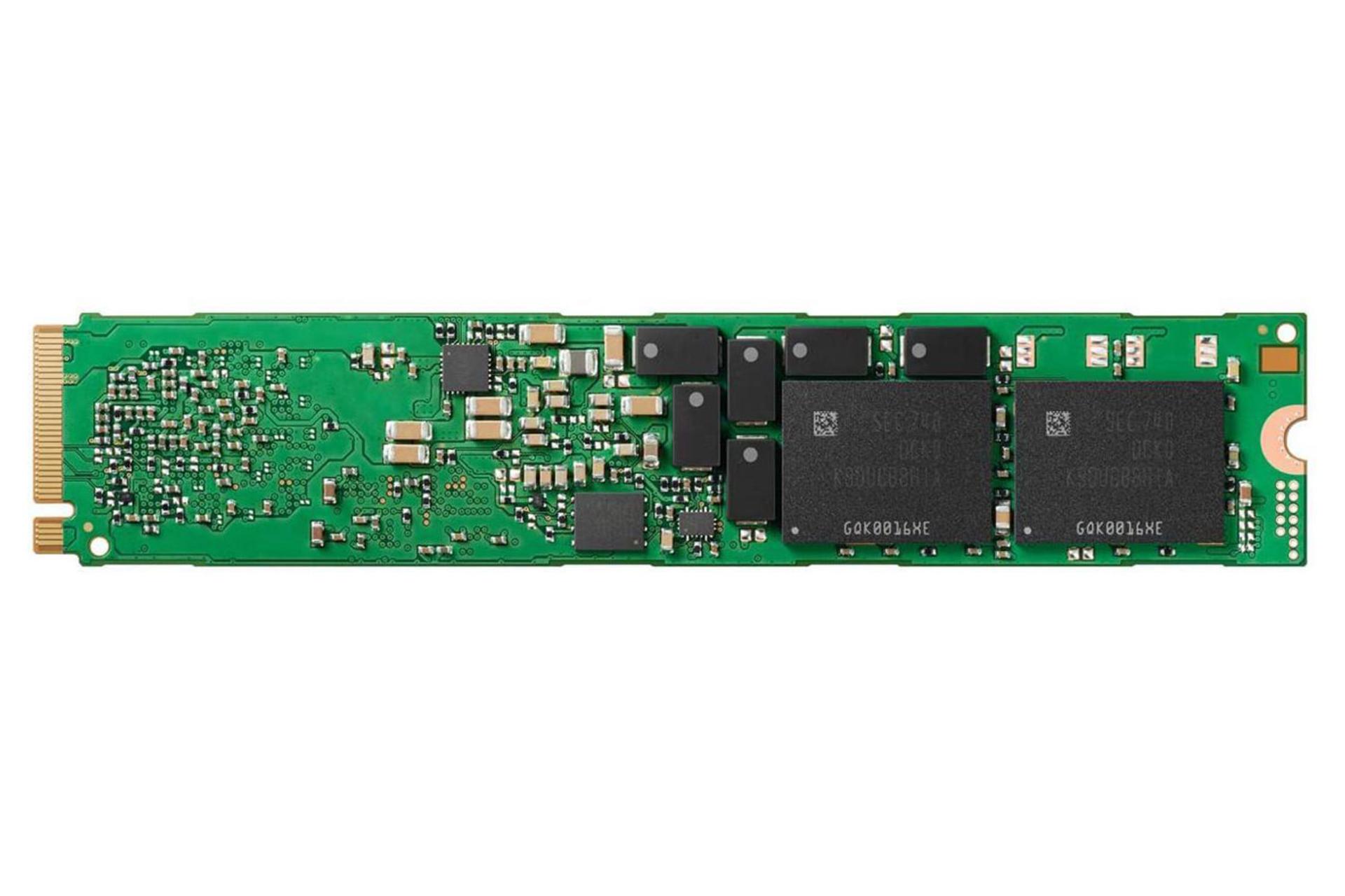 نمای پشت SSD سامسونگ 983 DCT NVMe M.2 ظرفیت 960 گیگابایت