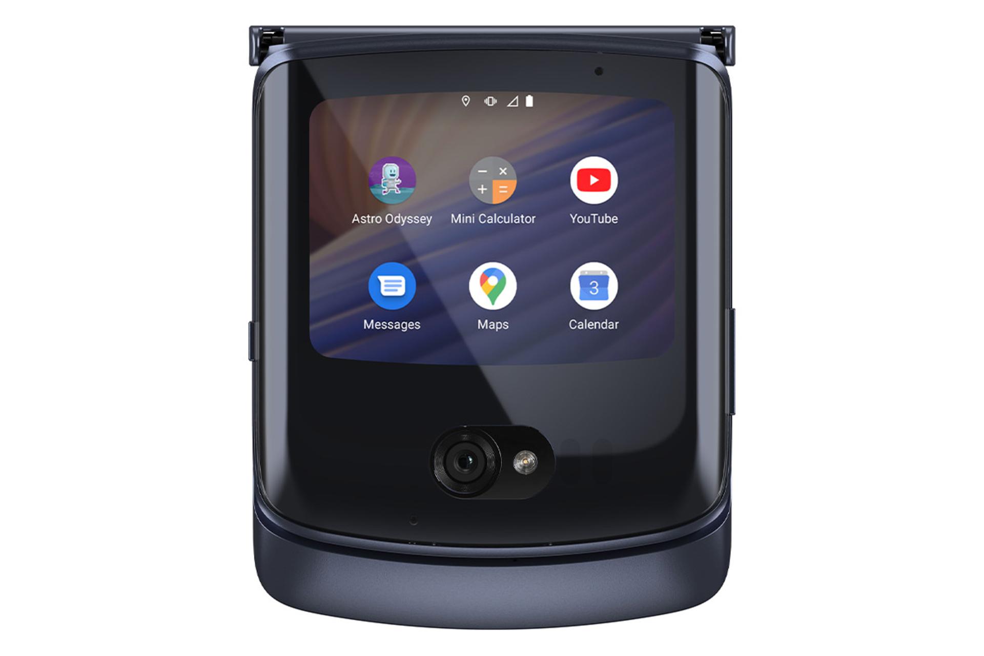 گوشی ریزر موتورولا نمای جلو - دوربین - اپلیکیشن ها / Motorola Razr 5G