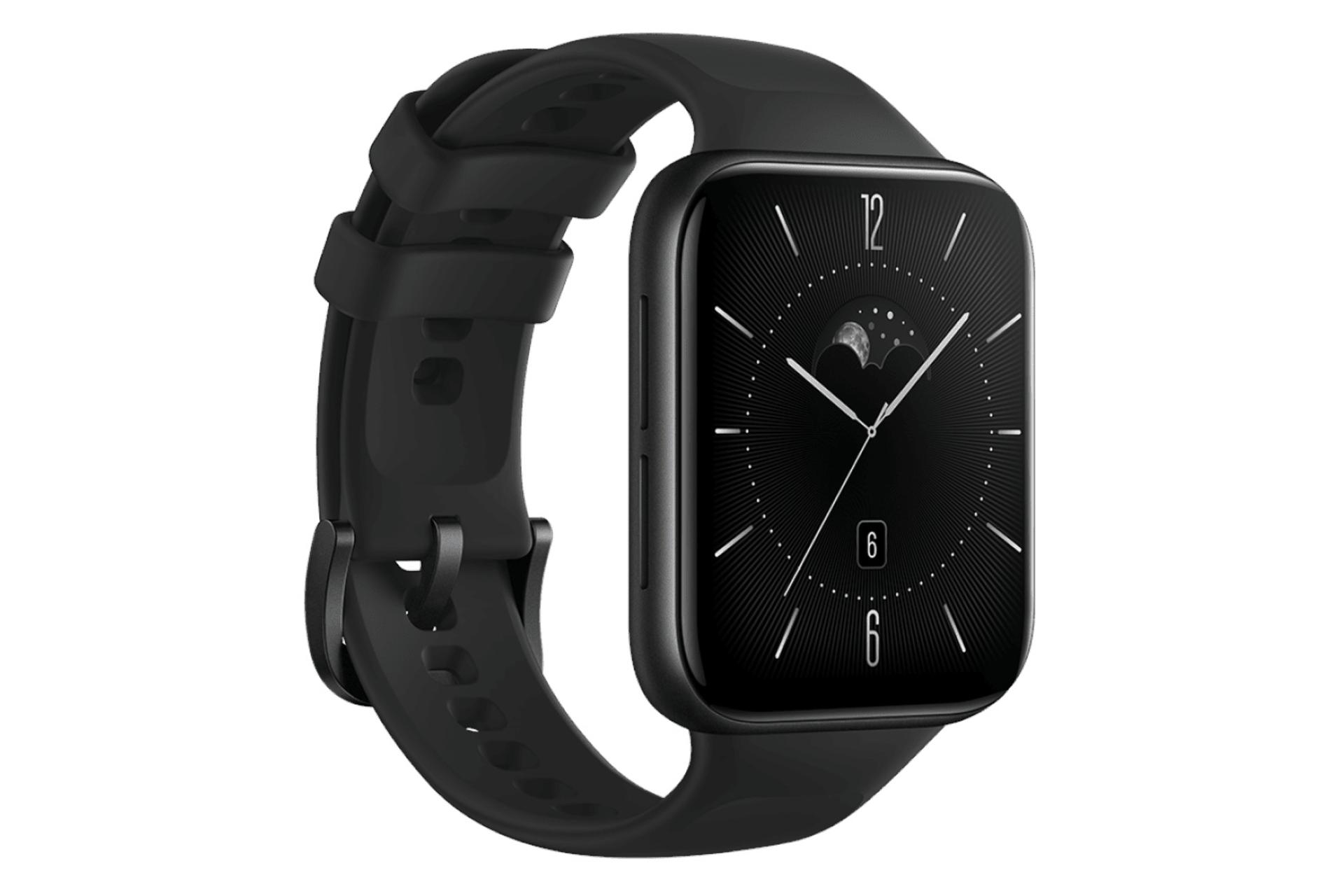 نمای چپ Oppo Watch 3 / پوشیدنی اوپو واچ 3 مشکی