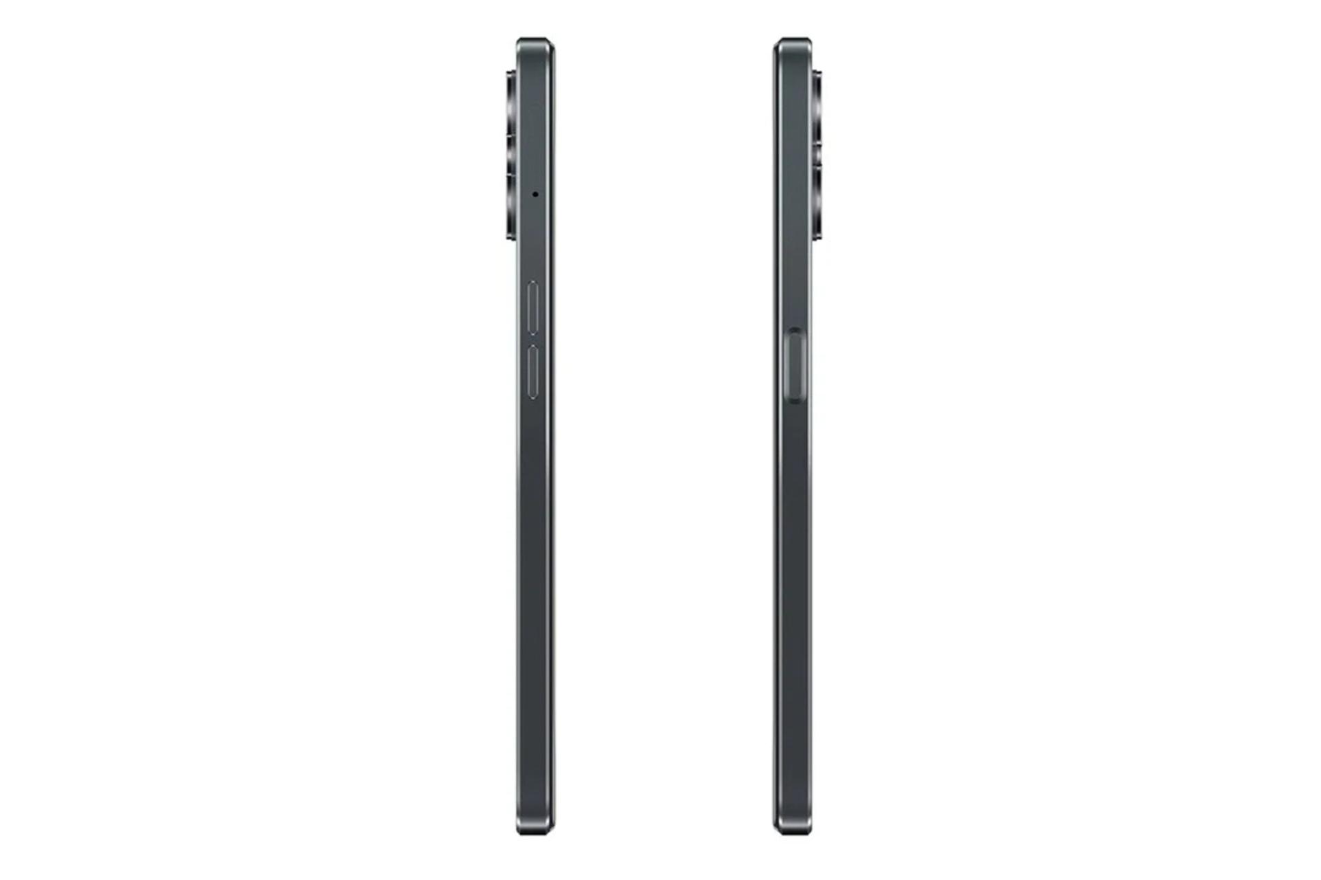 نمای جانبی گوشی موبایل ریلمی Realme 9i 5G مشکی
