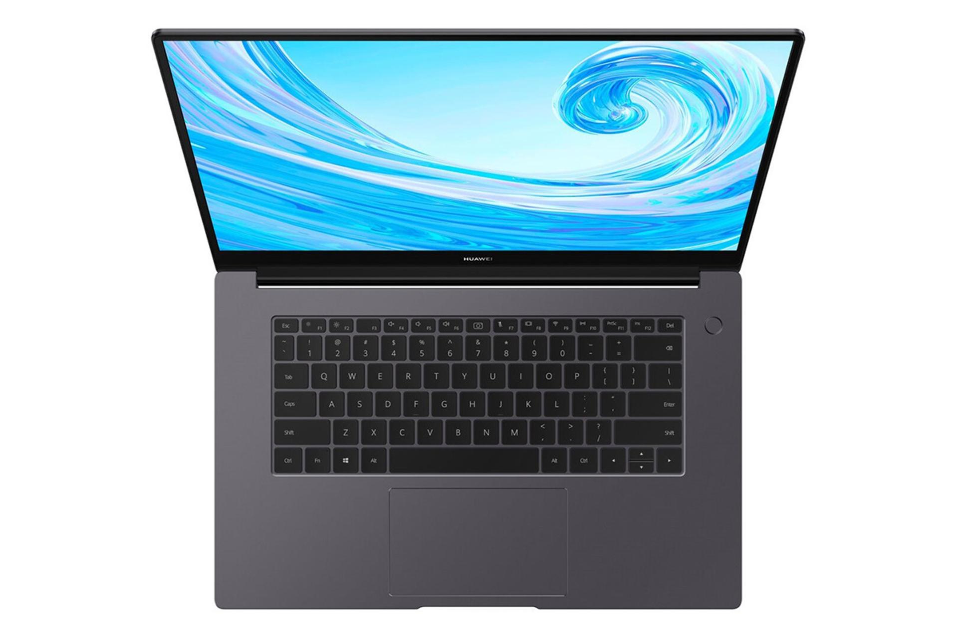 لپ تاپ هواوی میت بوک D15 از نمای بالا