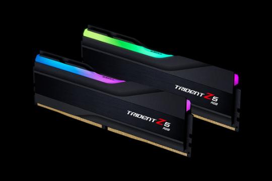 رم جی اسکیل G.SKILL Trident Z5 RGB ظرفیت 32 گیگابایت (2x16) از نوع DDR5-5600 CL30 مشکی