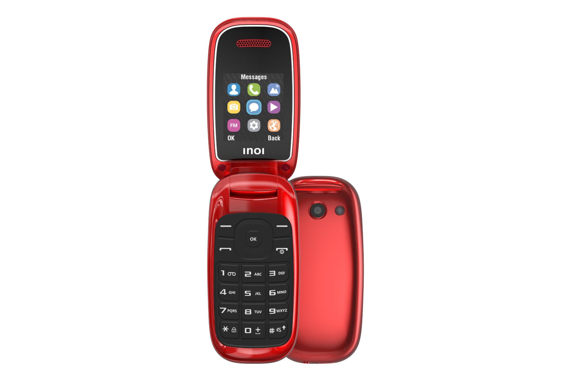 گوشی موبایل اینوی INOI 108R قرمز