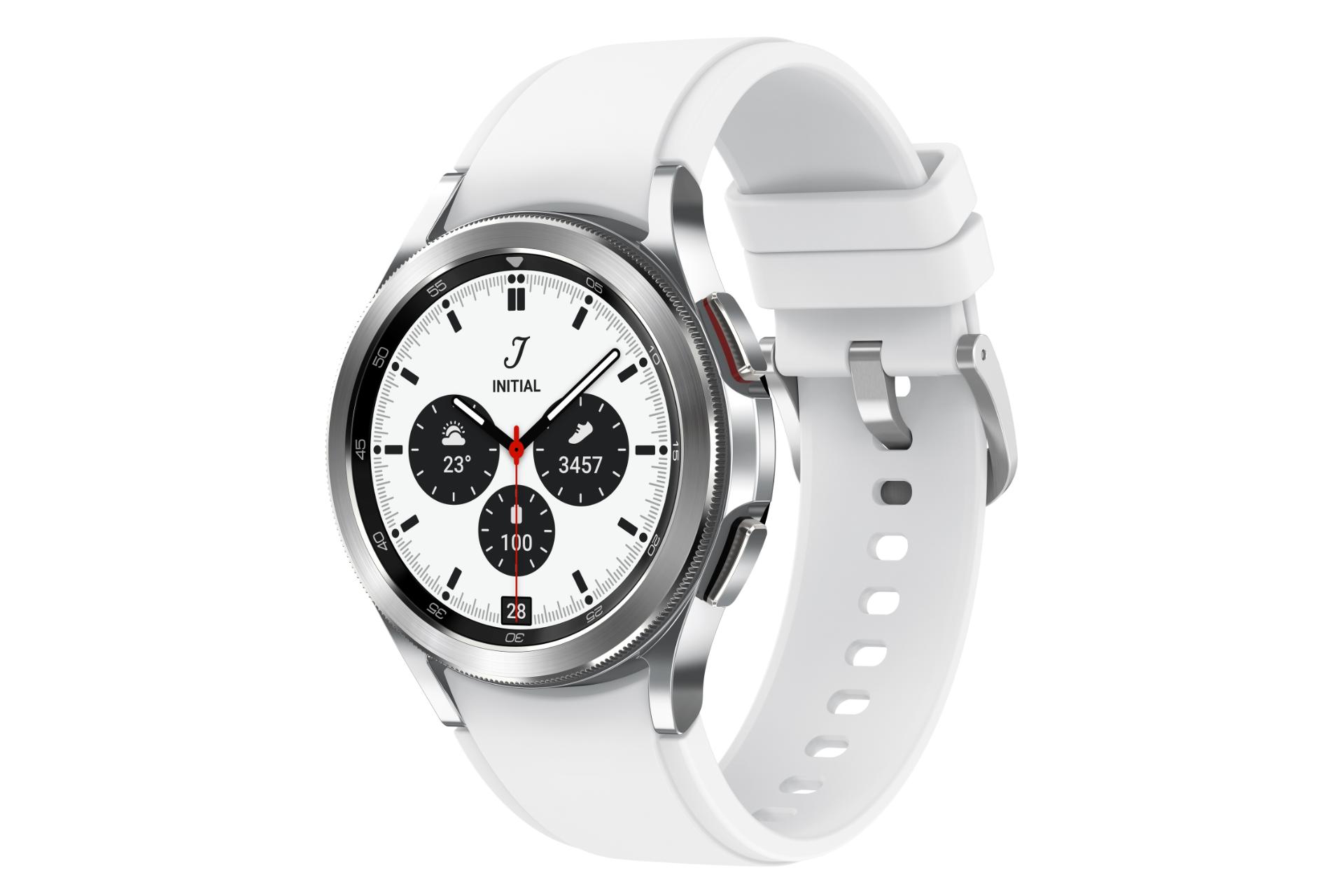 گلکسی واچ 4 کلاسیک سامسونگ مدل 42 میلی‌متری / Samsung Galaxy Watch 4 Classic 42mm نقره ای