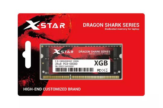 پکیج رم ایکس استار X-STAR DRAGON SHARK ظرفیت 8 گیگابایت از نوع DDR3L-1600