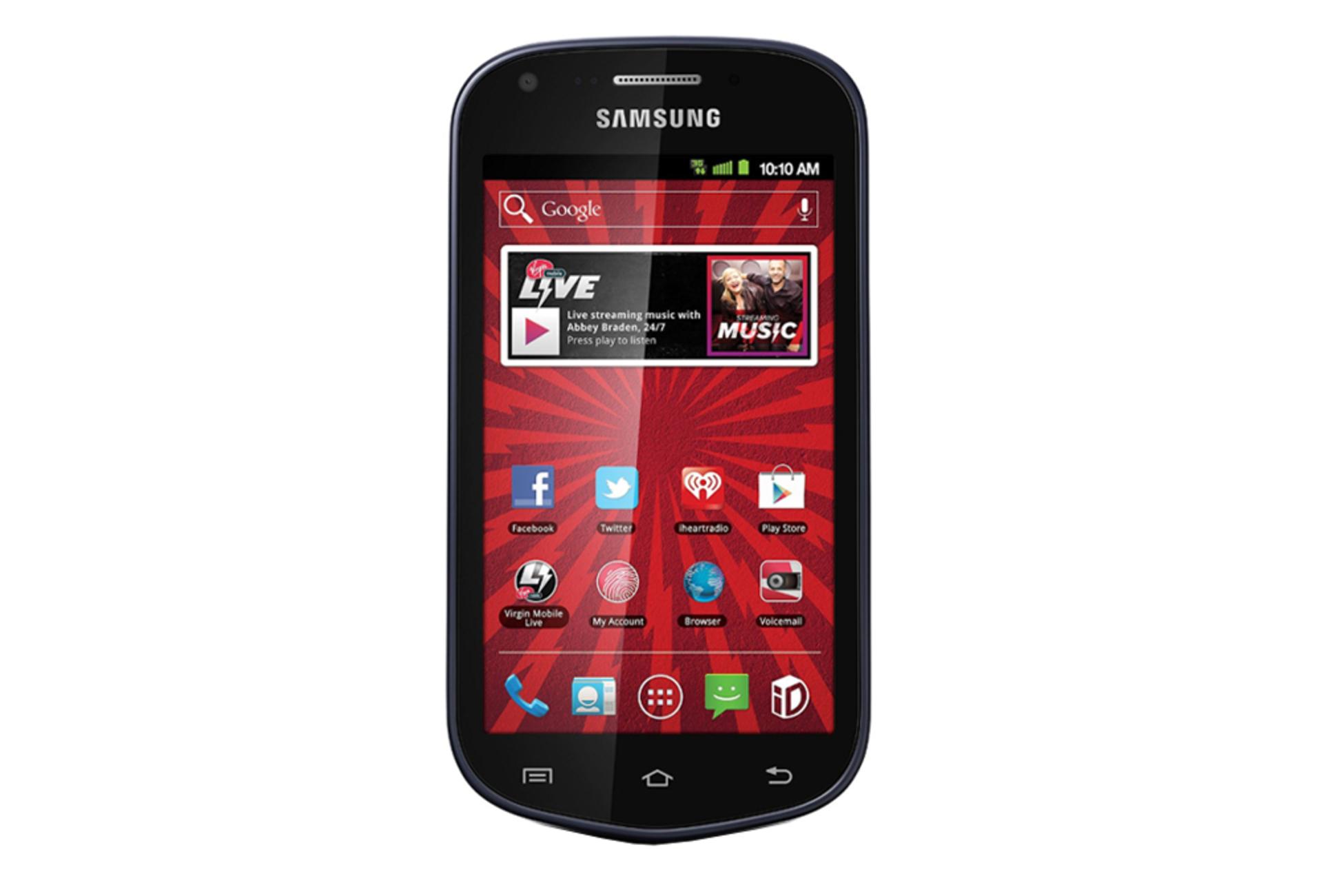 نمای جلو گلکسی Reverb M950 سامسونگ Samsung Galaxy Reverb M950