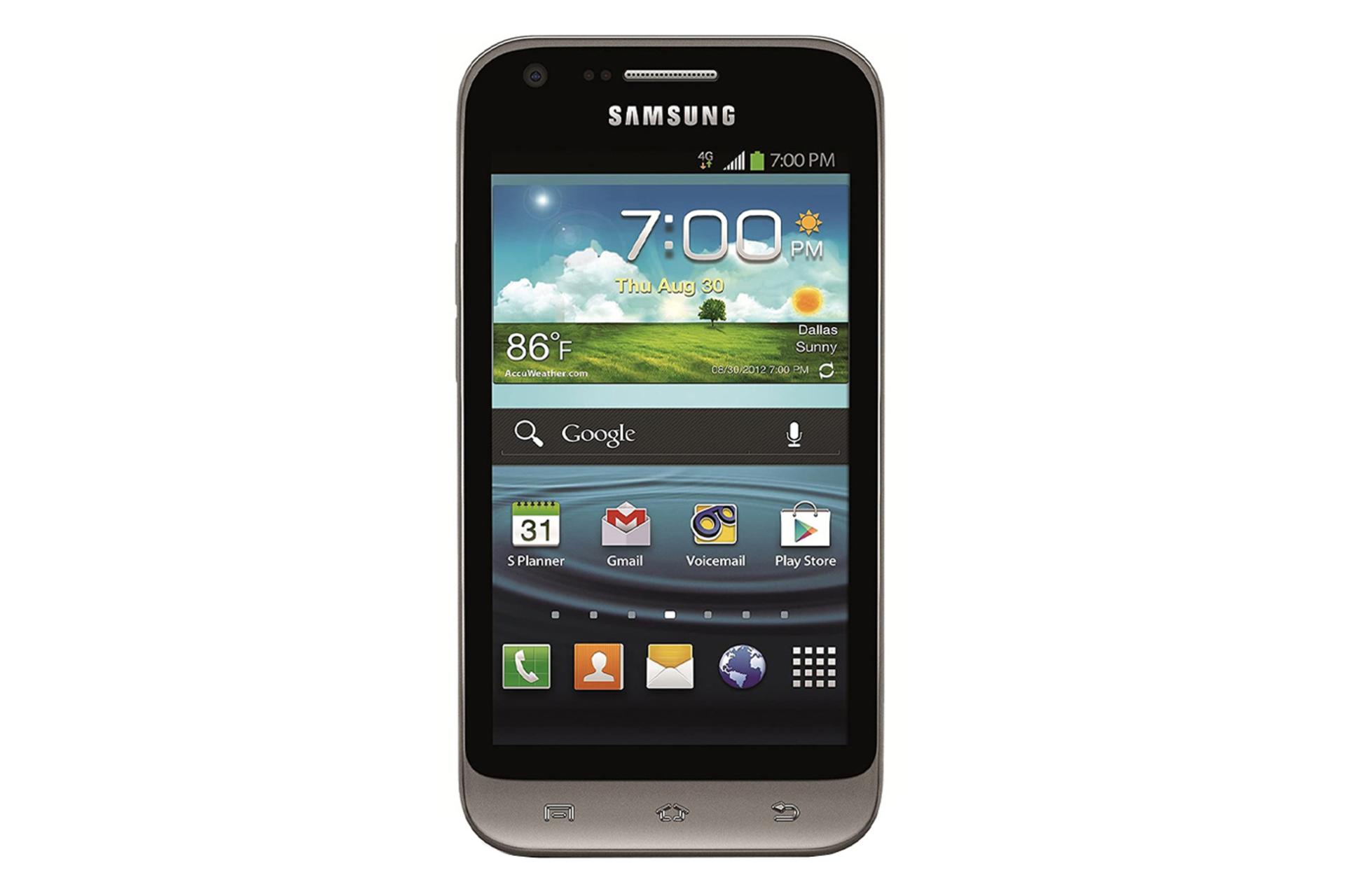 نمای جلو گلکسی Victory سامسونگ LTE Samsung Galaxy Victory 4G LTE L300