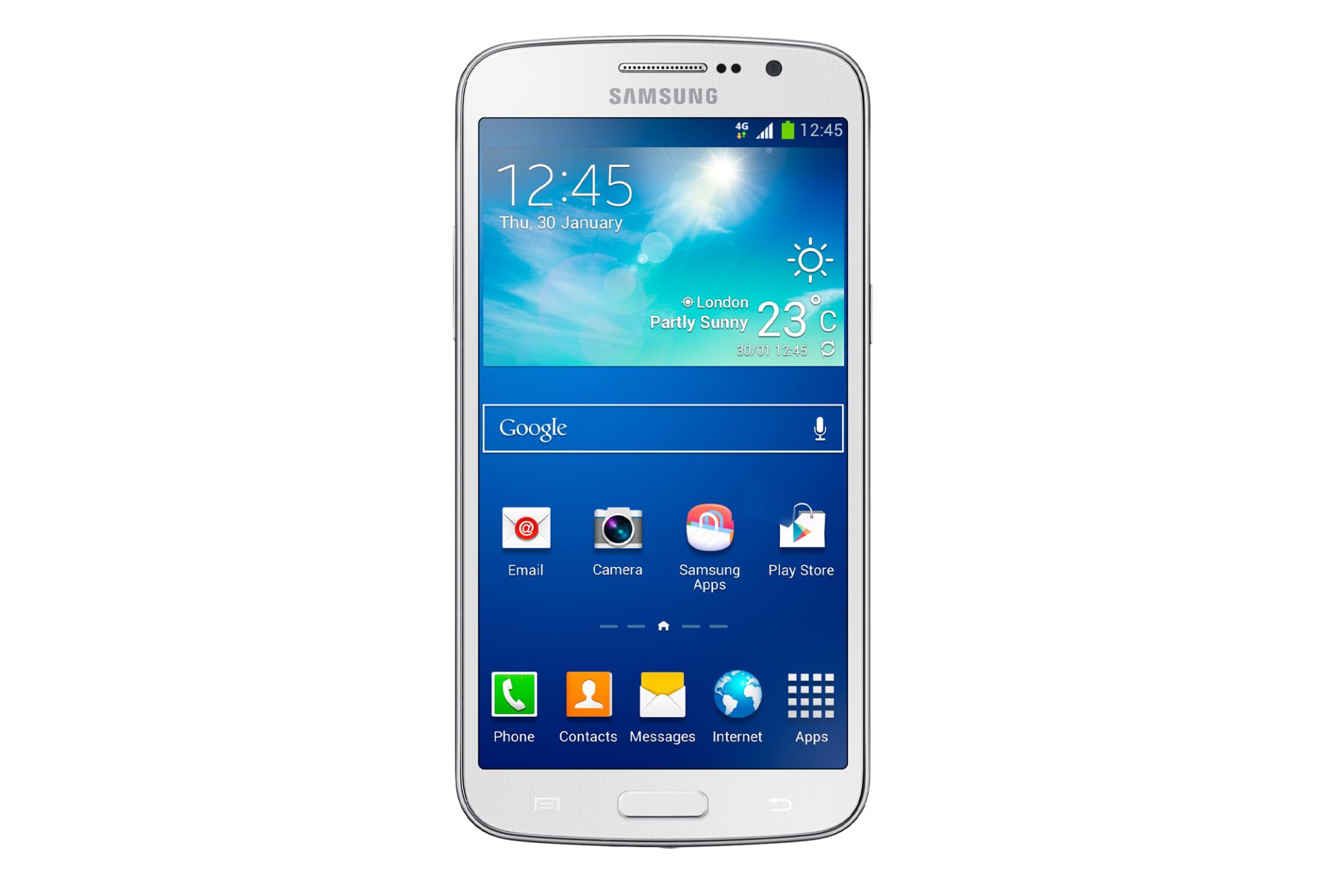 گلکسی گرند 2 سامسونگ نمای جلو Samsung Galaxy Grand 2