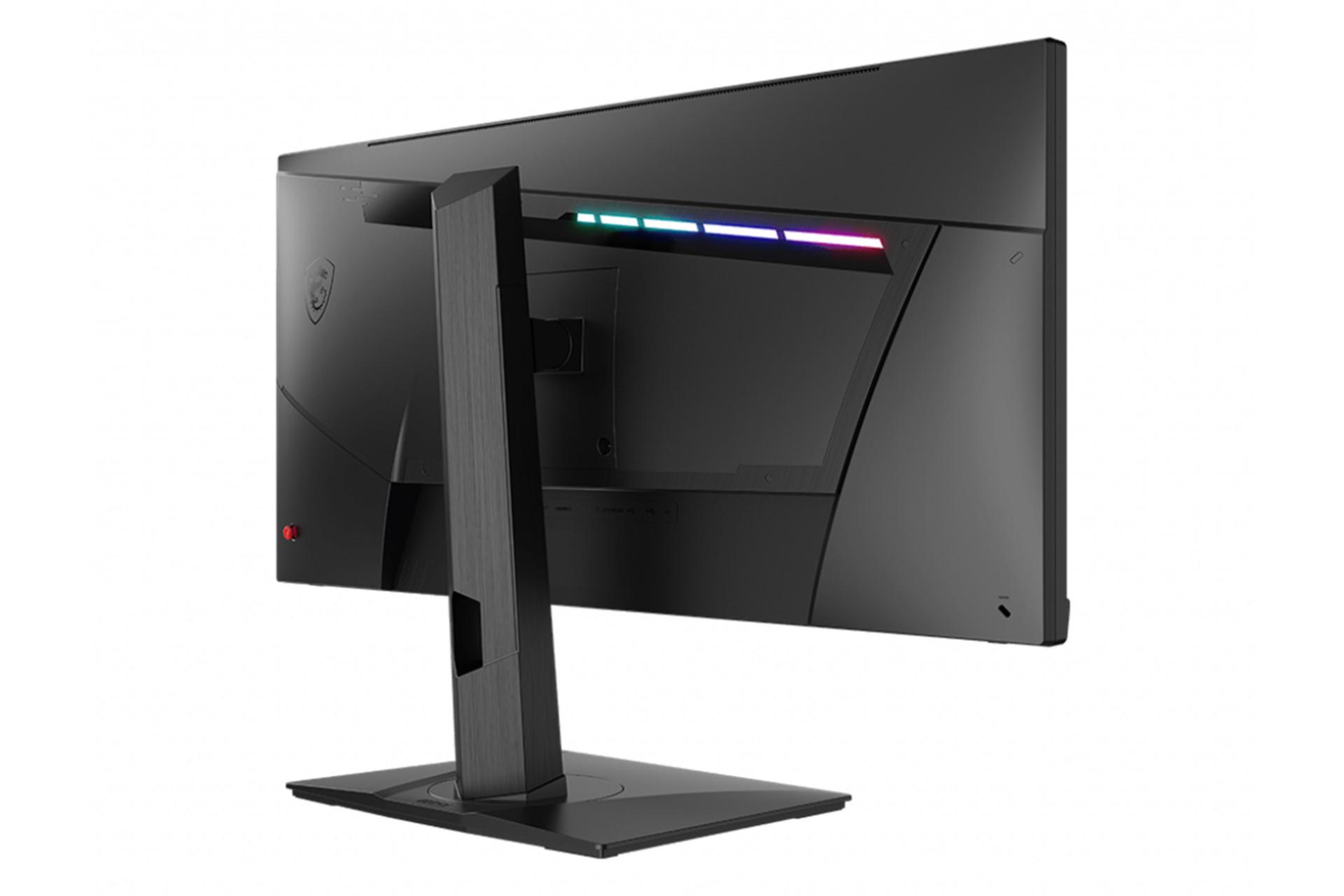 مانیتور MSI Optix MAG301RF از نمای پشت و نمایش نور RGB