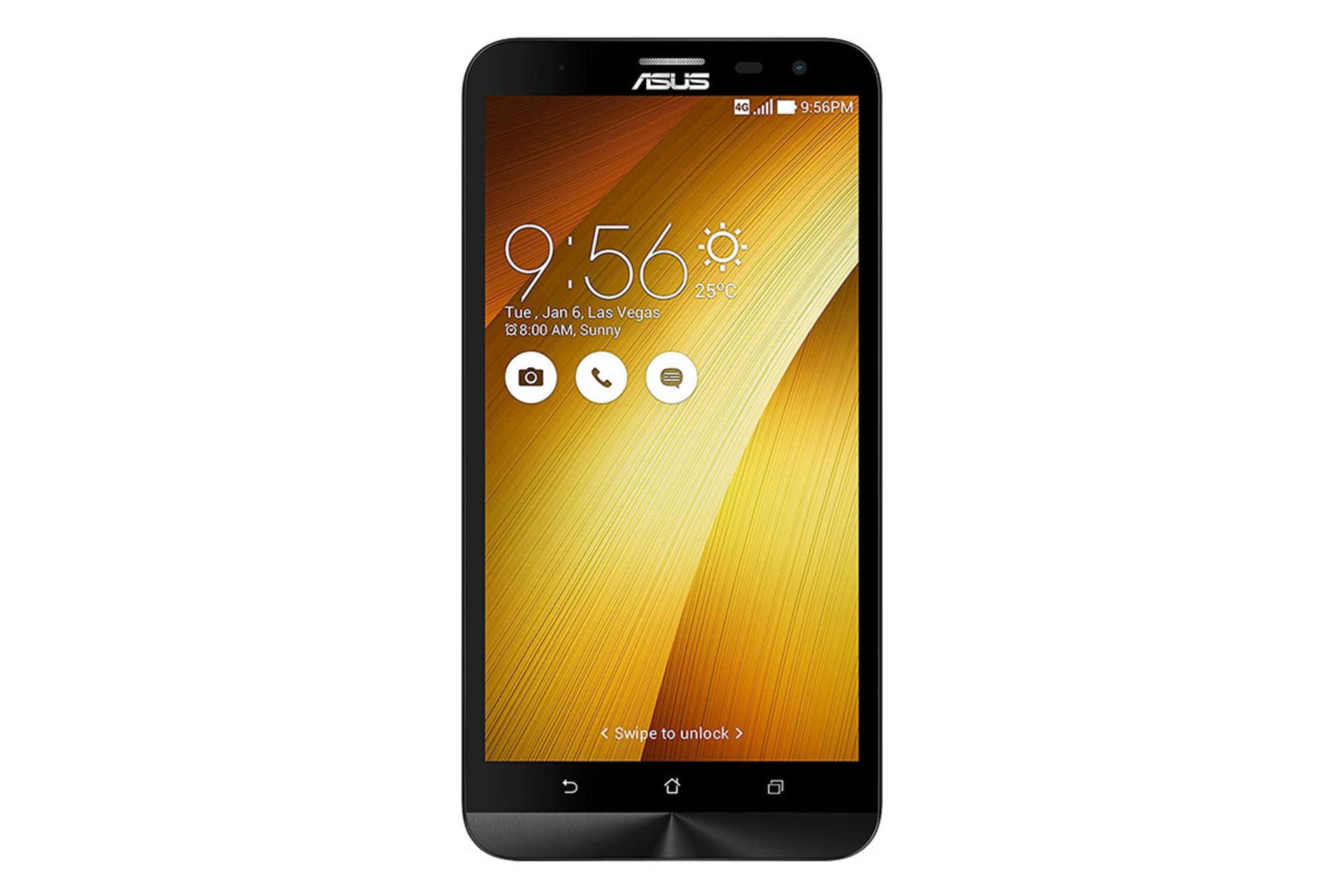 جلو گوشی Asus Zenfone 2 Laser ZE601KL ایسوس با رنگ مشکی