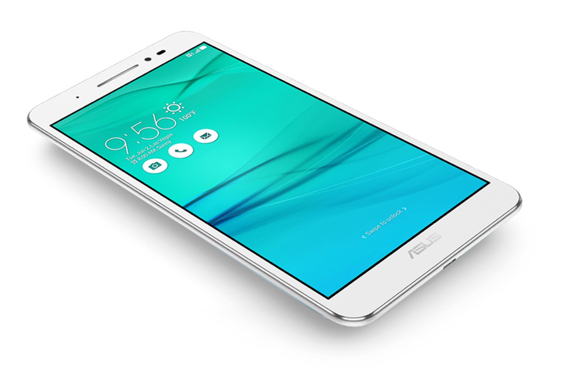 جلو گوشی Asus Zenfone Go ZB690KG با رنگ سفید