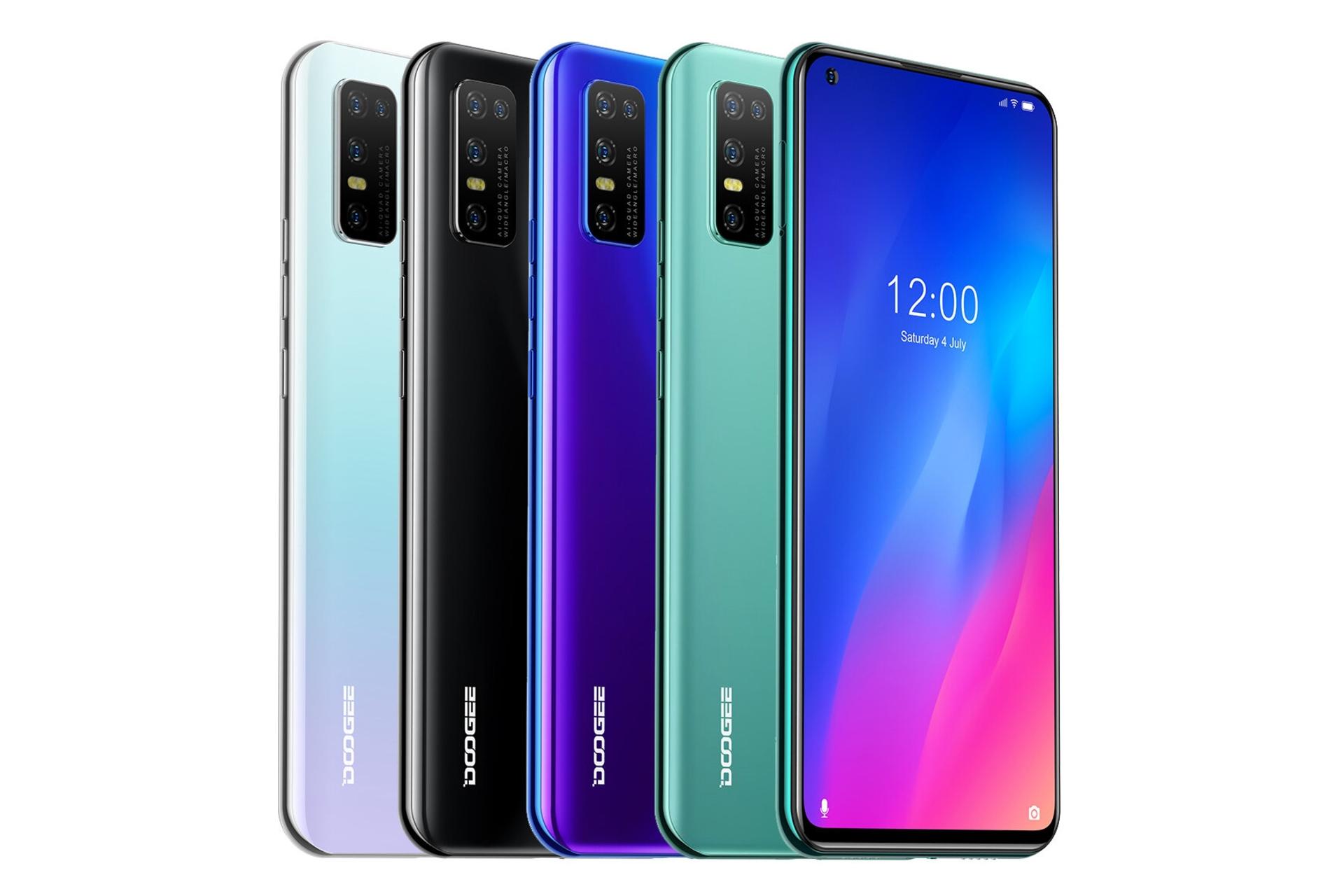 رنگ های مختلف گوشی موبایل دوجی Doogee N30