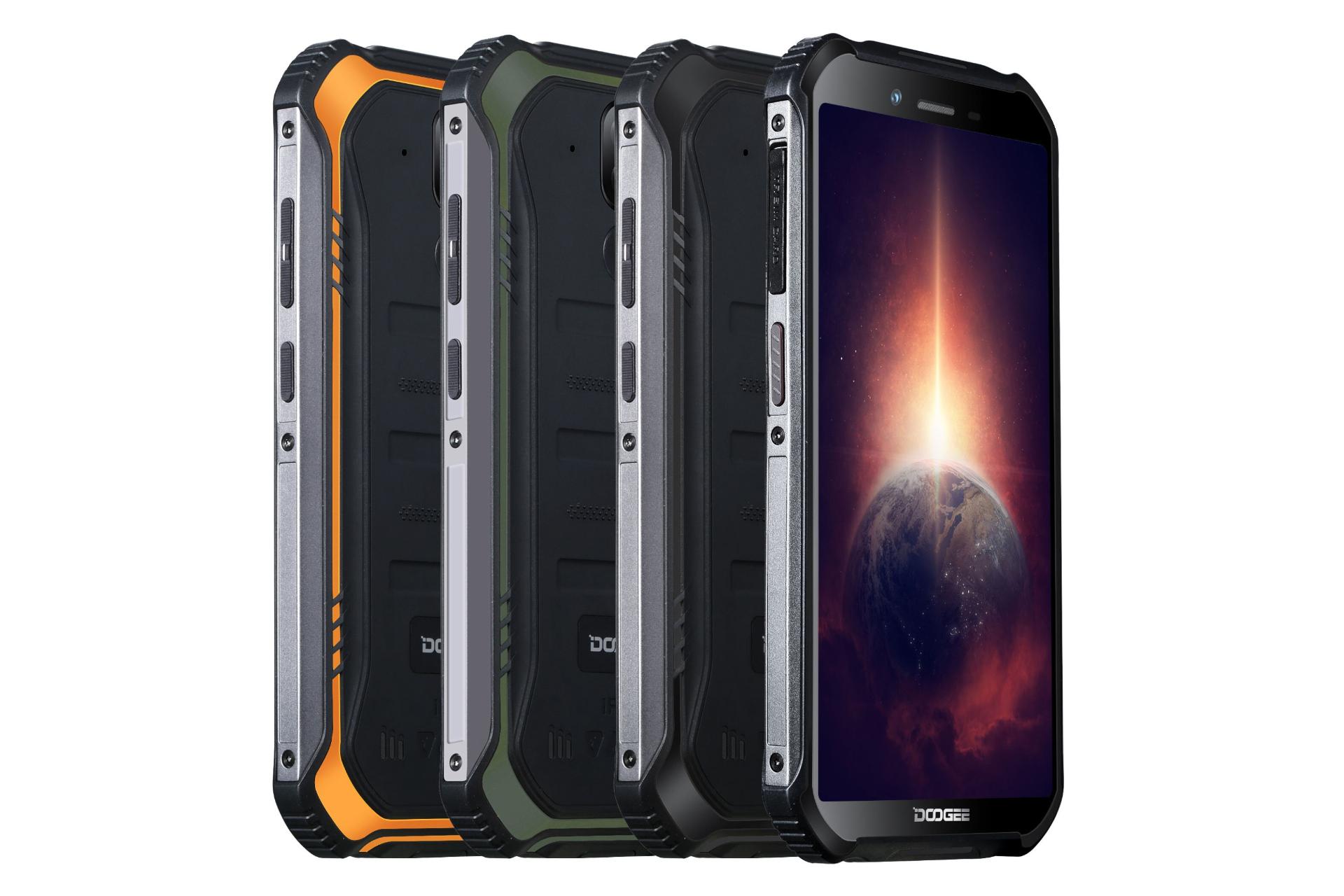 رنگ های مختلف گوشی موبایل دوجی Doogee S40 Pro