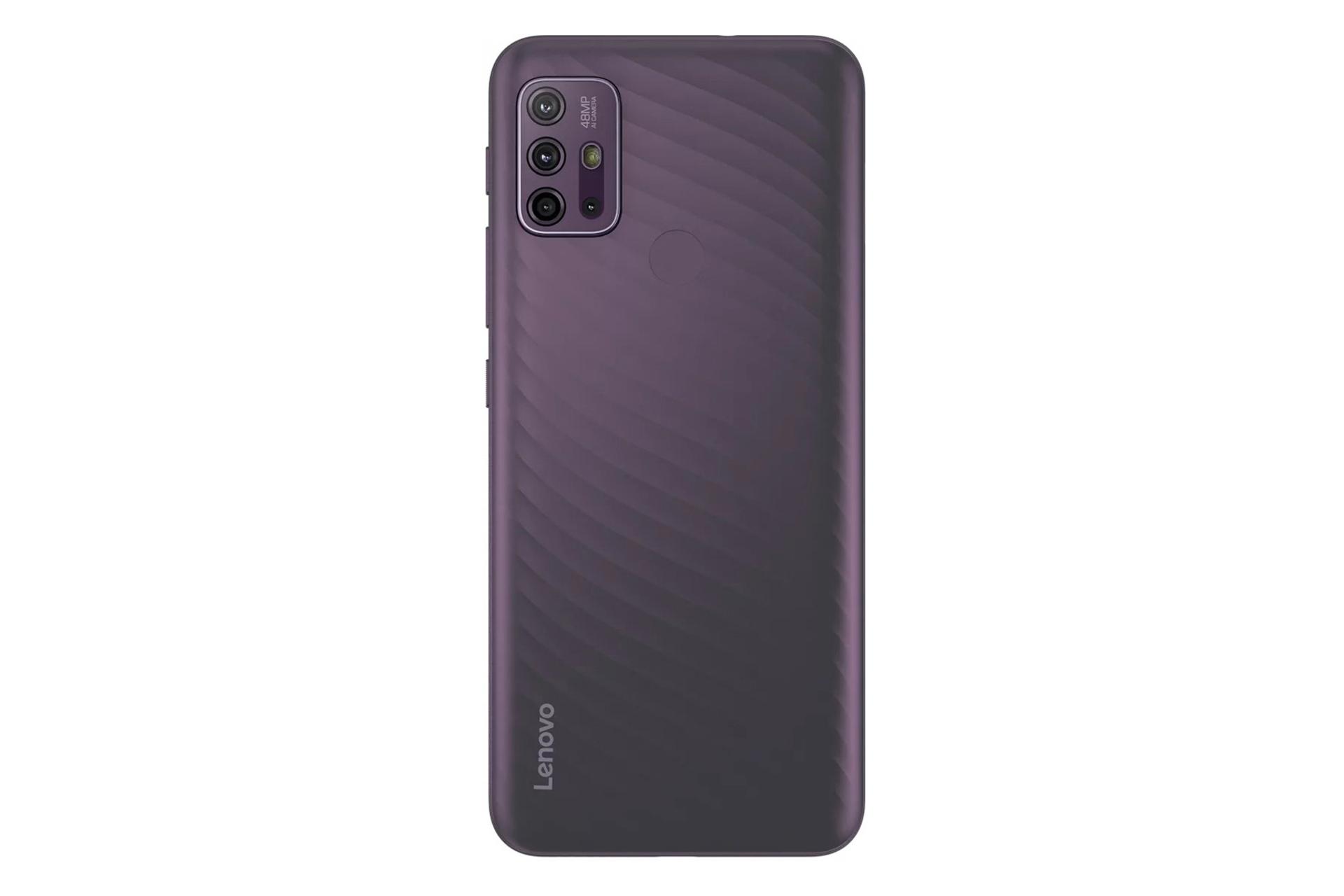 نمای پشت گوشی لنوو کی 13 نوت رنگ خاکستری مایل به بنفش