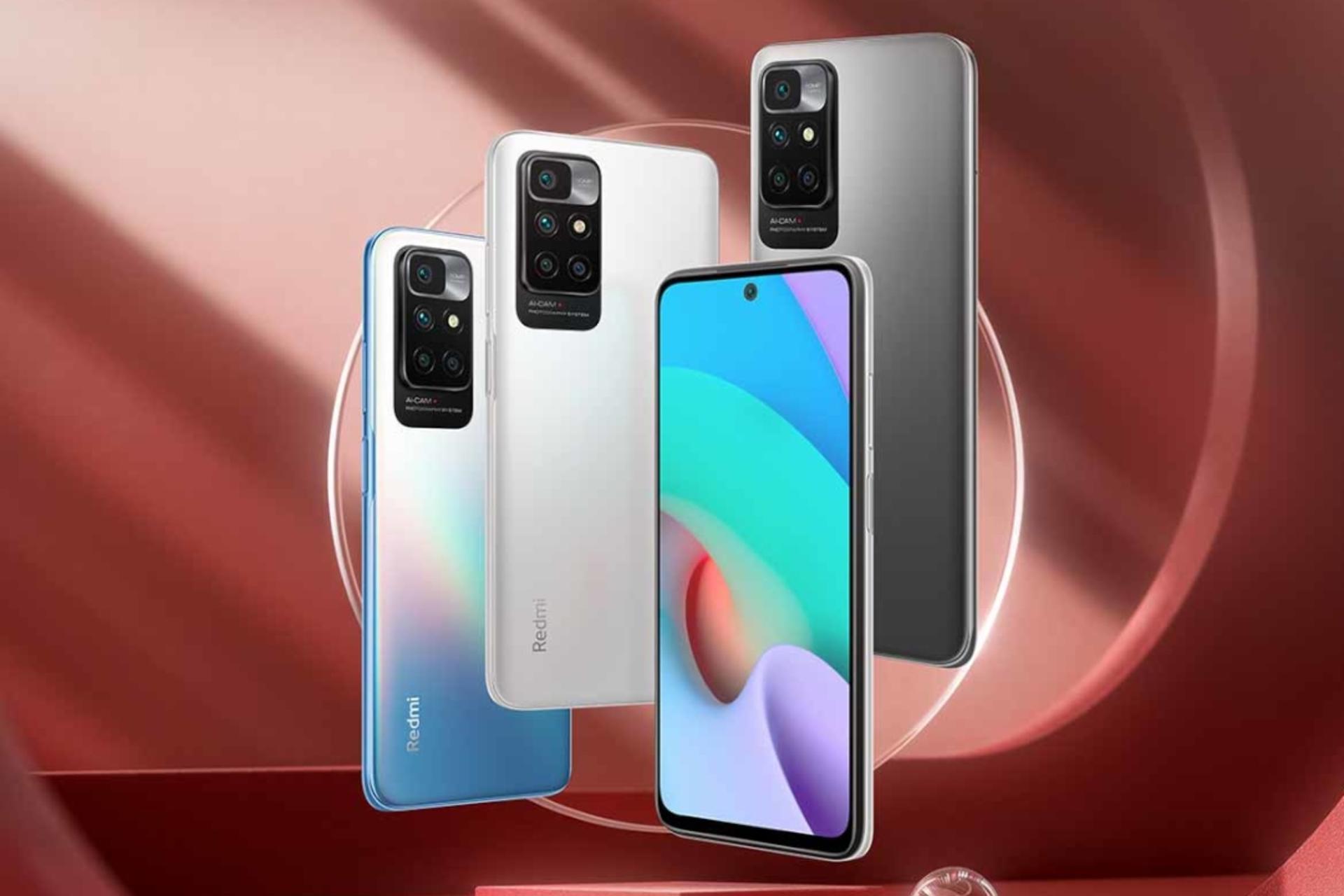 رنگ های مختلف Xiaomi Redmi 10 Prime 2022 / گوشی موبایل ردمی 10 پرایم شیائومی نسخه 2022