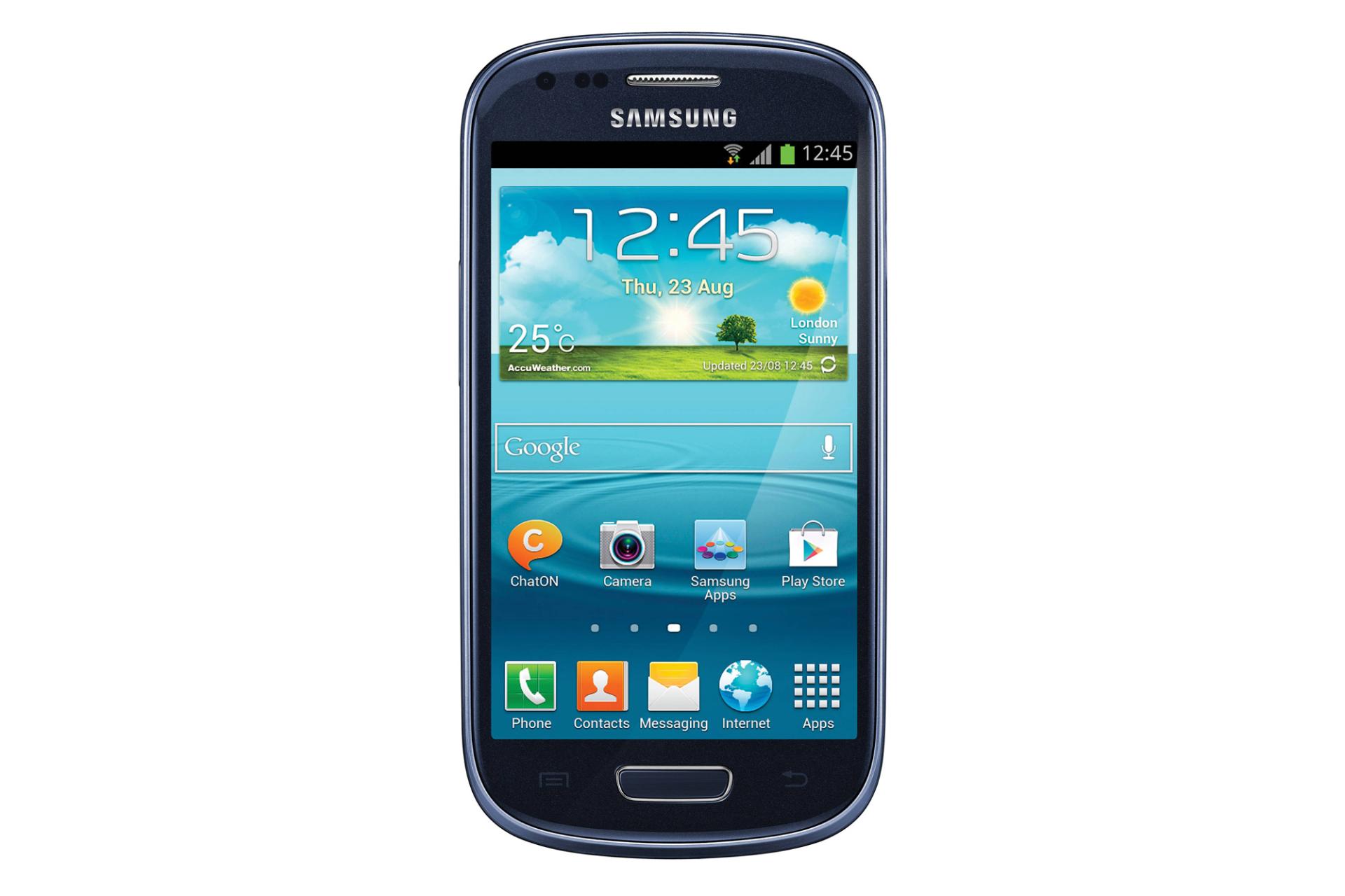نمای جلو از گلکسی اس 3 مینی سامسونگ Samsung I8190 Galaxy S III mini