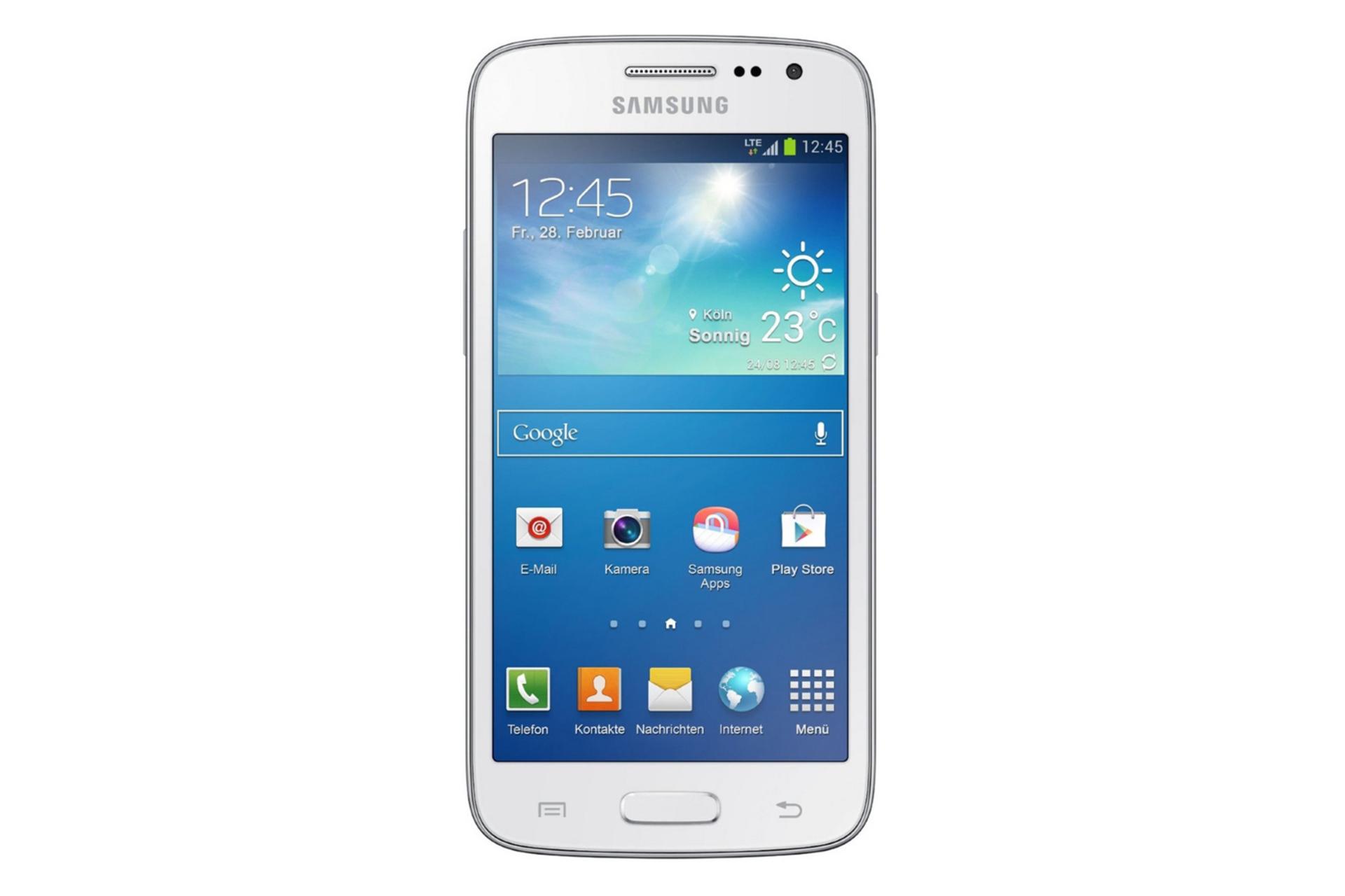 نمای جلو از گلکسی Core سامسونگ LTE Samsung Galaxy Core LTE