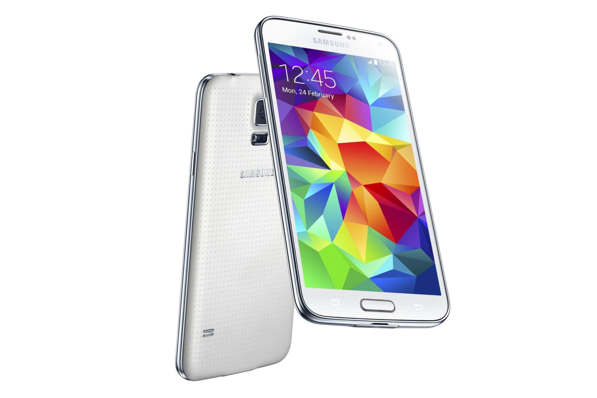 گلکسی اس 5 سامسونگ نسخه 8 هسته‌‌‌ای سفید Samsung Galaxy S5 octa-core