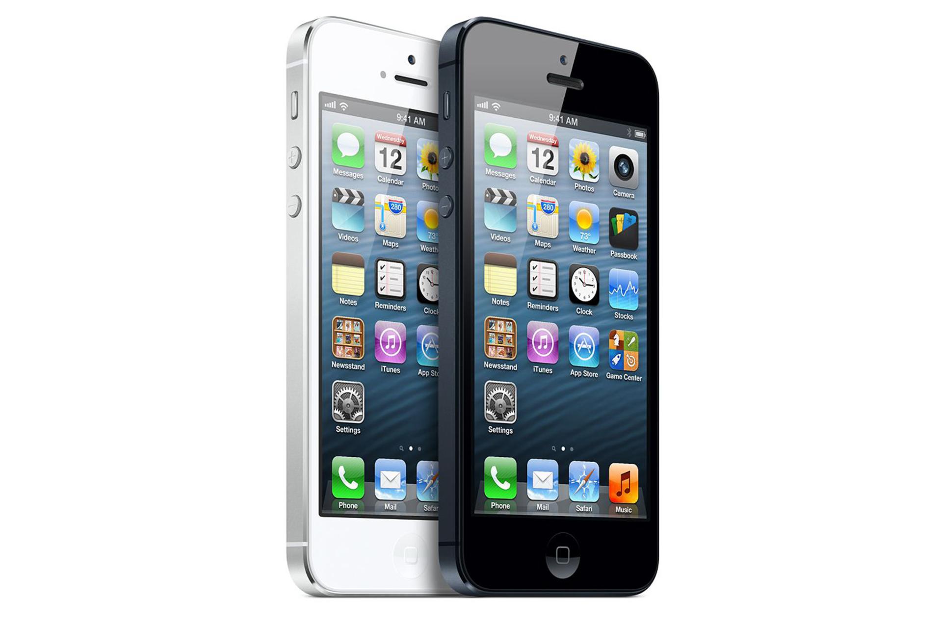 رنگهای آیفون 5 اپل iPhone 5