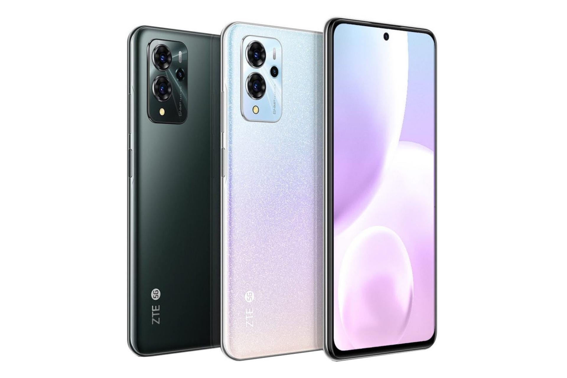 رنگ های مختلف گوشی موبایل زد تی ای ZTE Voyage 20 Pro