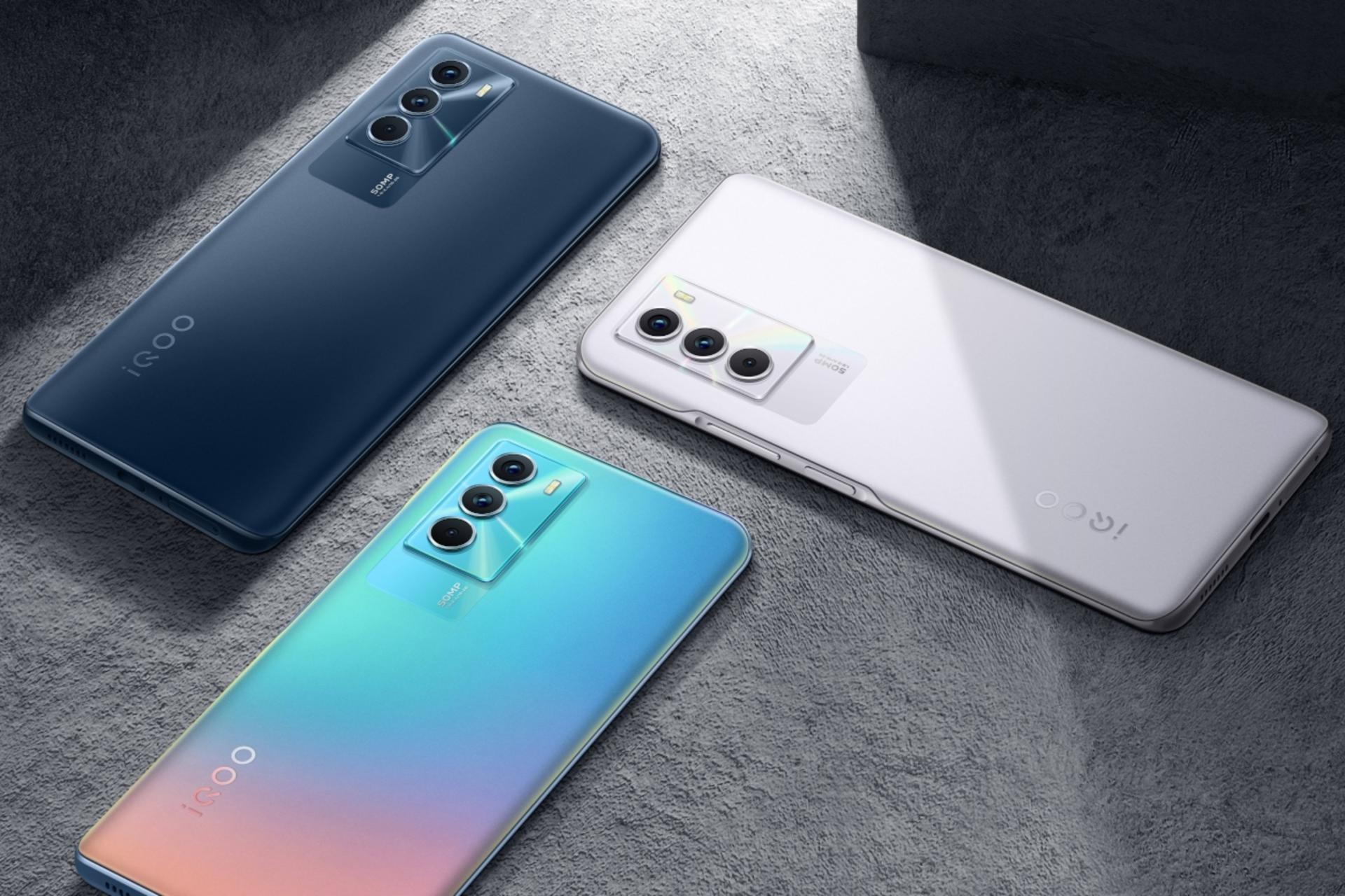 رنگ های مختلف گوشی موبایل ویوو vivo iQOO Neo5 SE