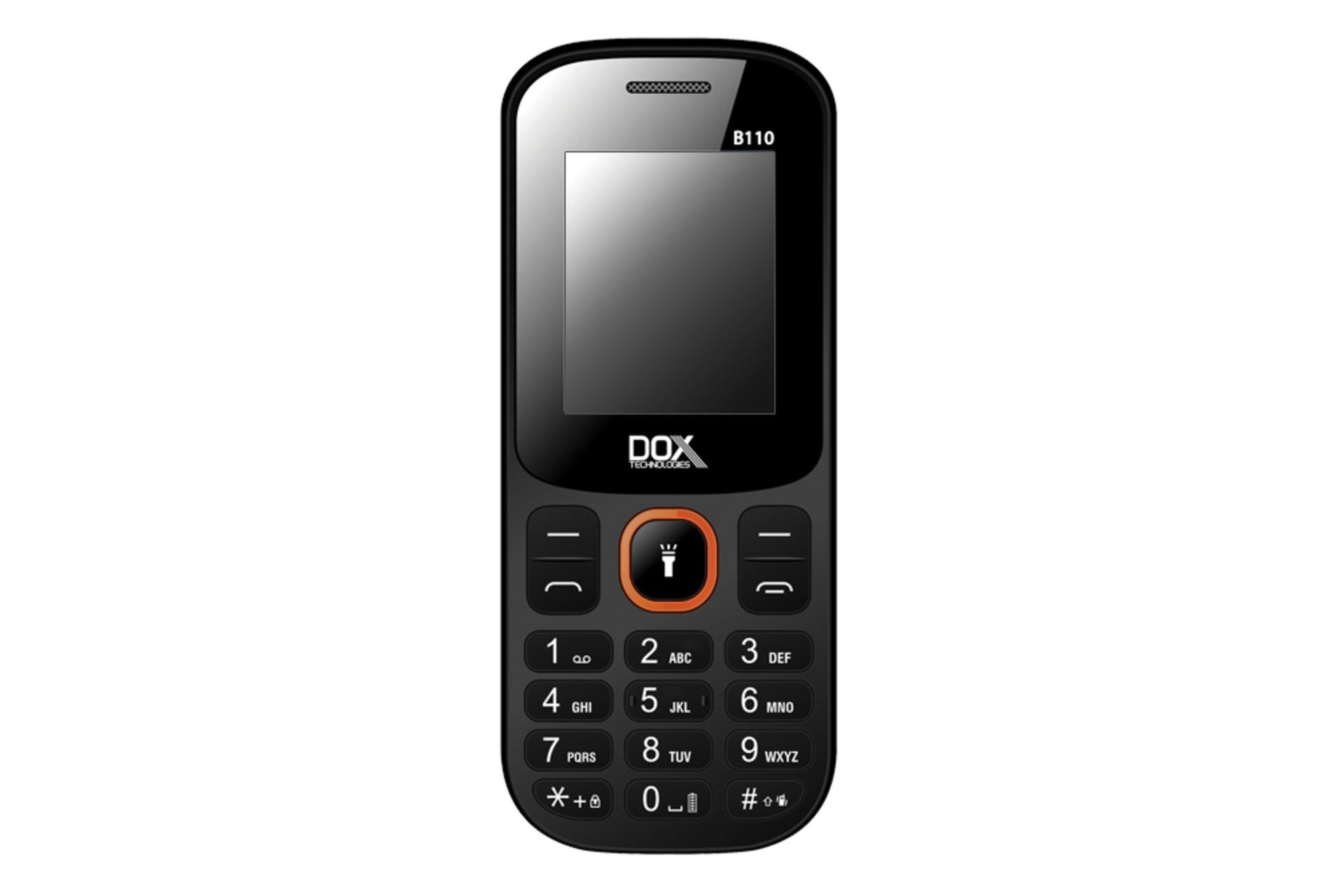 گوشی موبایل بی 110 داکس Dox B110 مشکی و قرمز