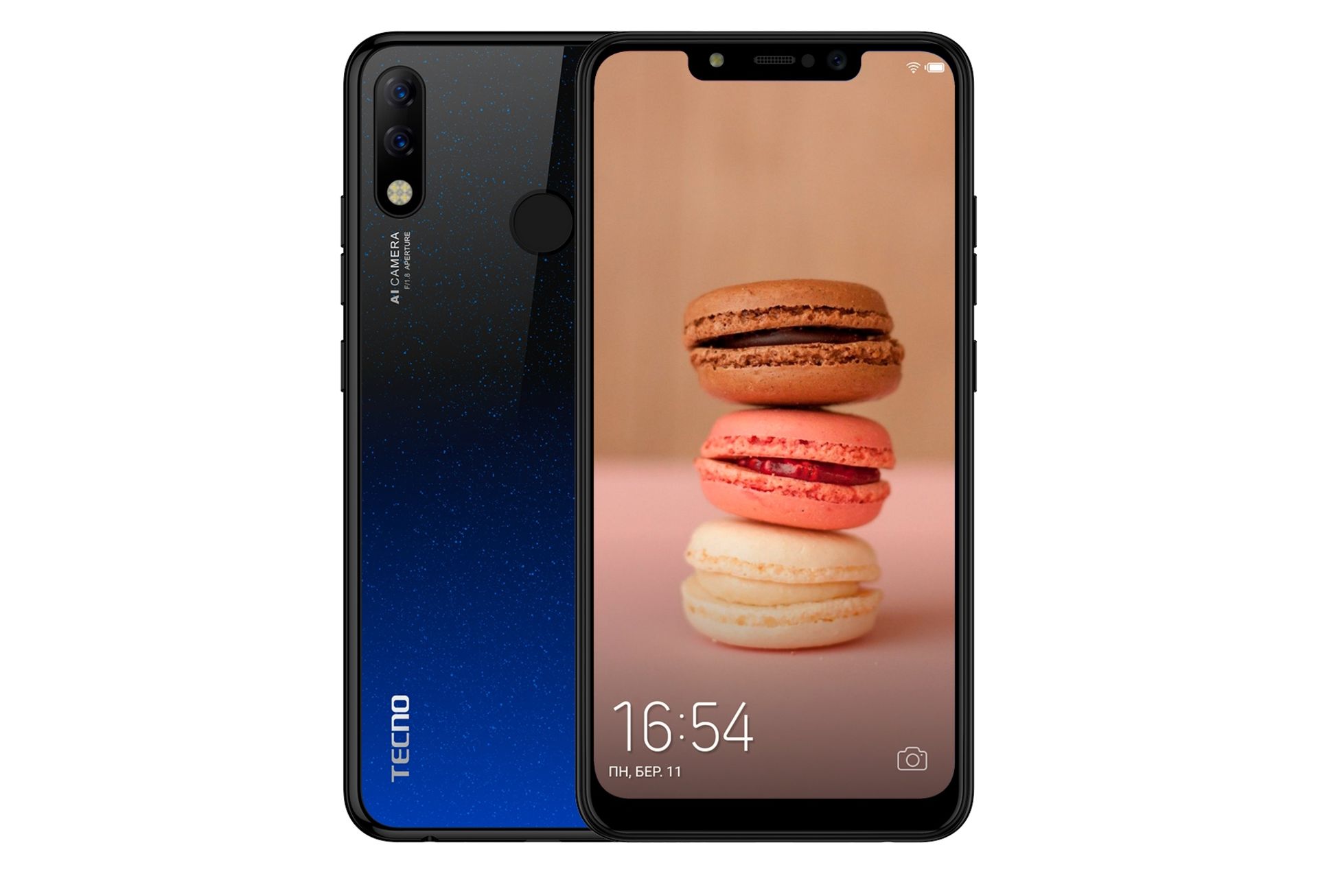 گوشی موبایل اسپارک 3 پرو تکنو Tecno Spark 3 Pro مشکی و آبی